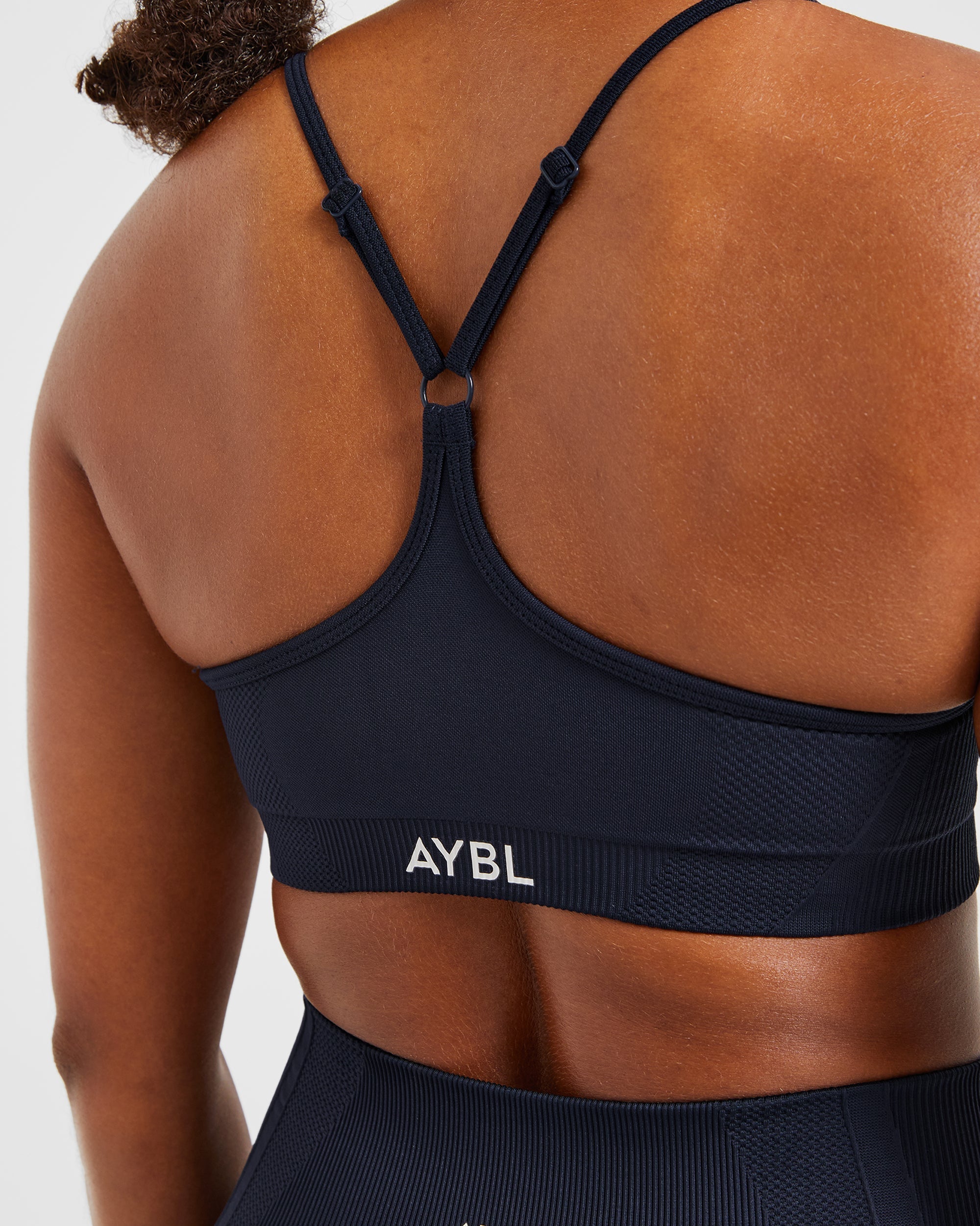 Balance V3 Seamless Strappy Sports Bra - Navy