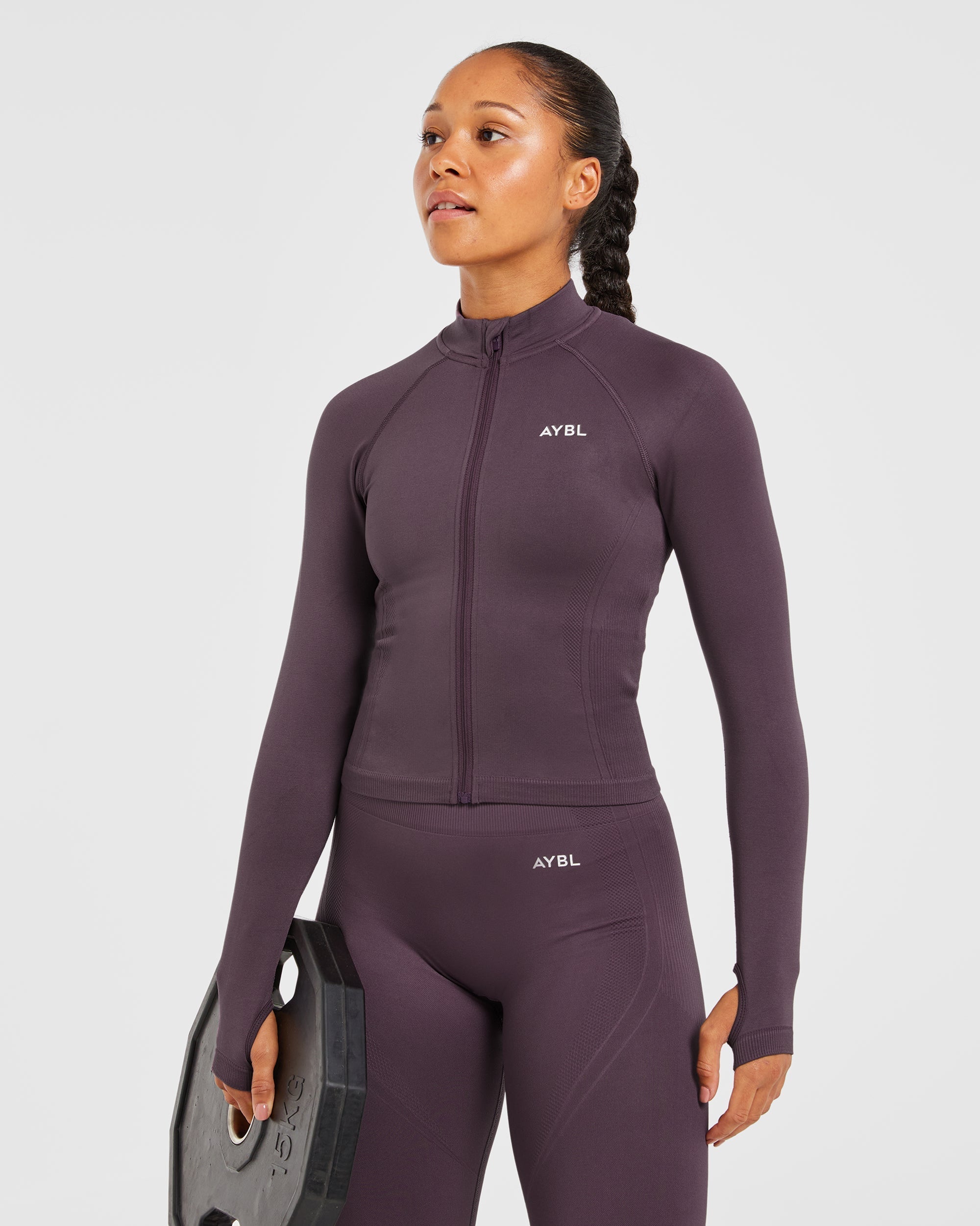 Balance V3 Seamless Zip Jacket - Violet