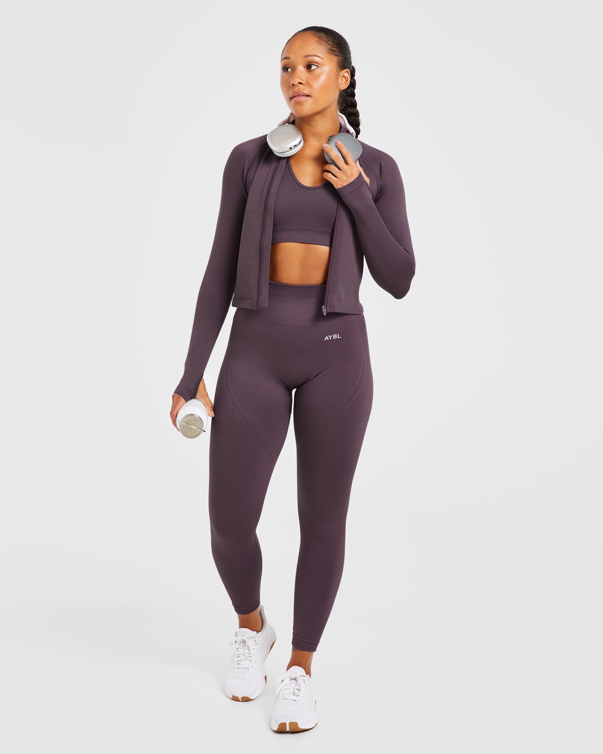 Balance V3 Seamless Zip Jacket - Violet