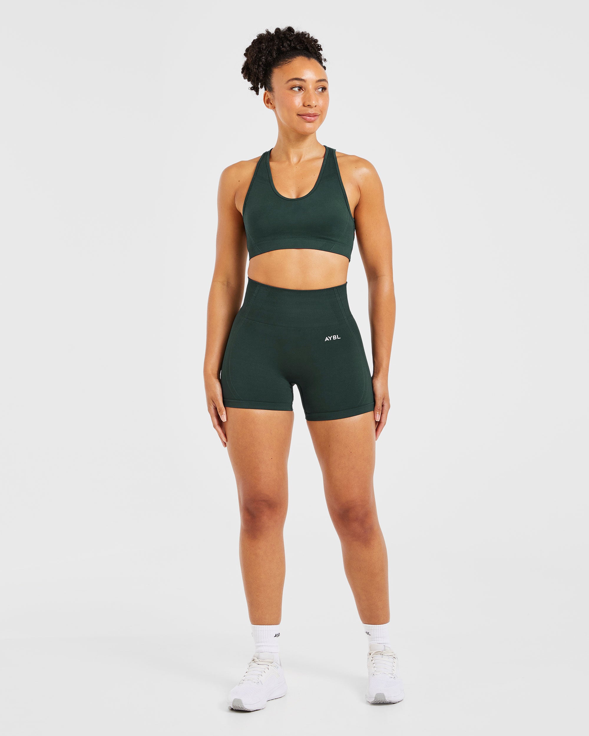 Balance V3 Seamless Sports Bra - Dark Grün