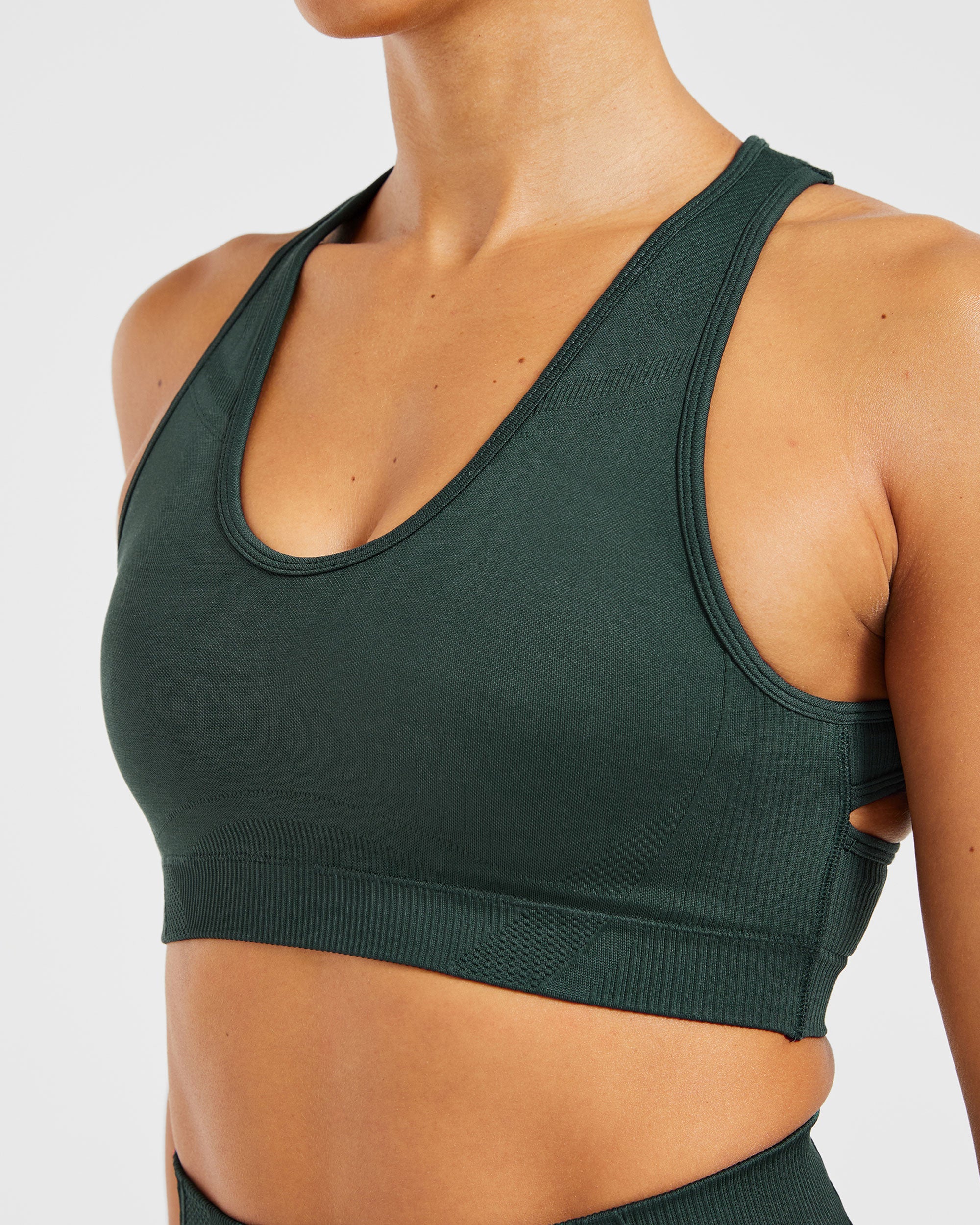 Balance V3 Seamless Sports Bra - Dark Grün