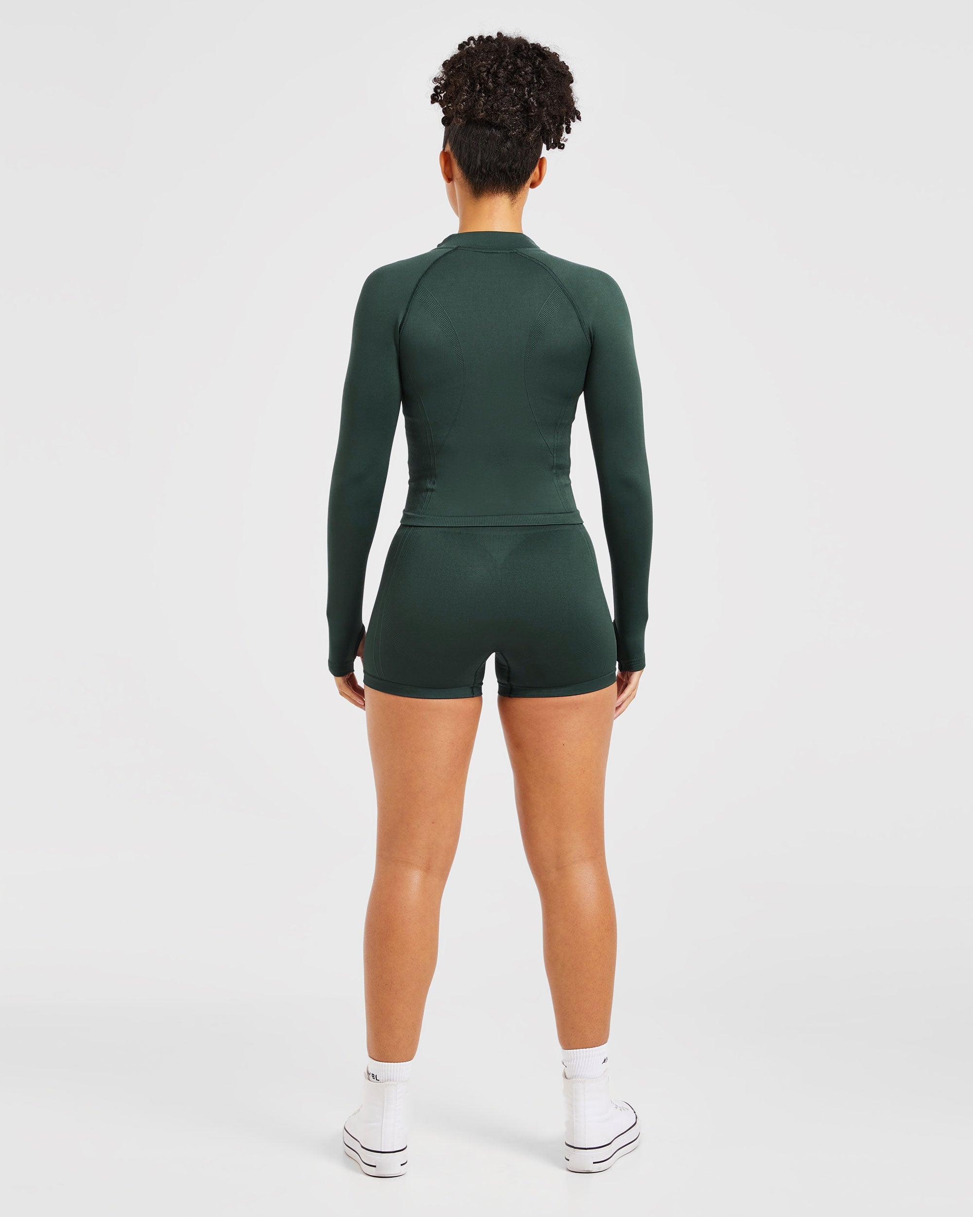 Balance V3 Seamless Zip Jacket - Dark Grün