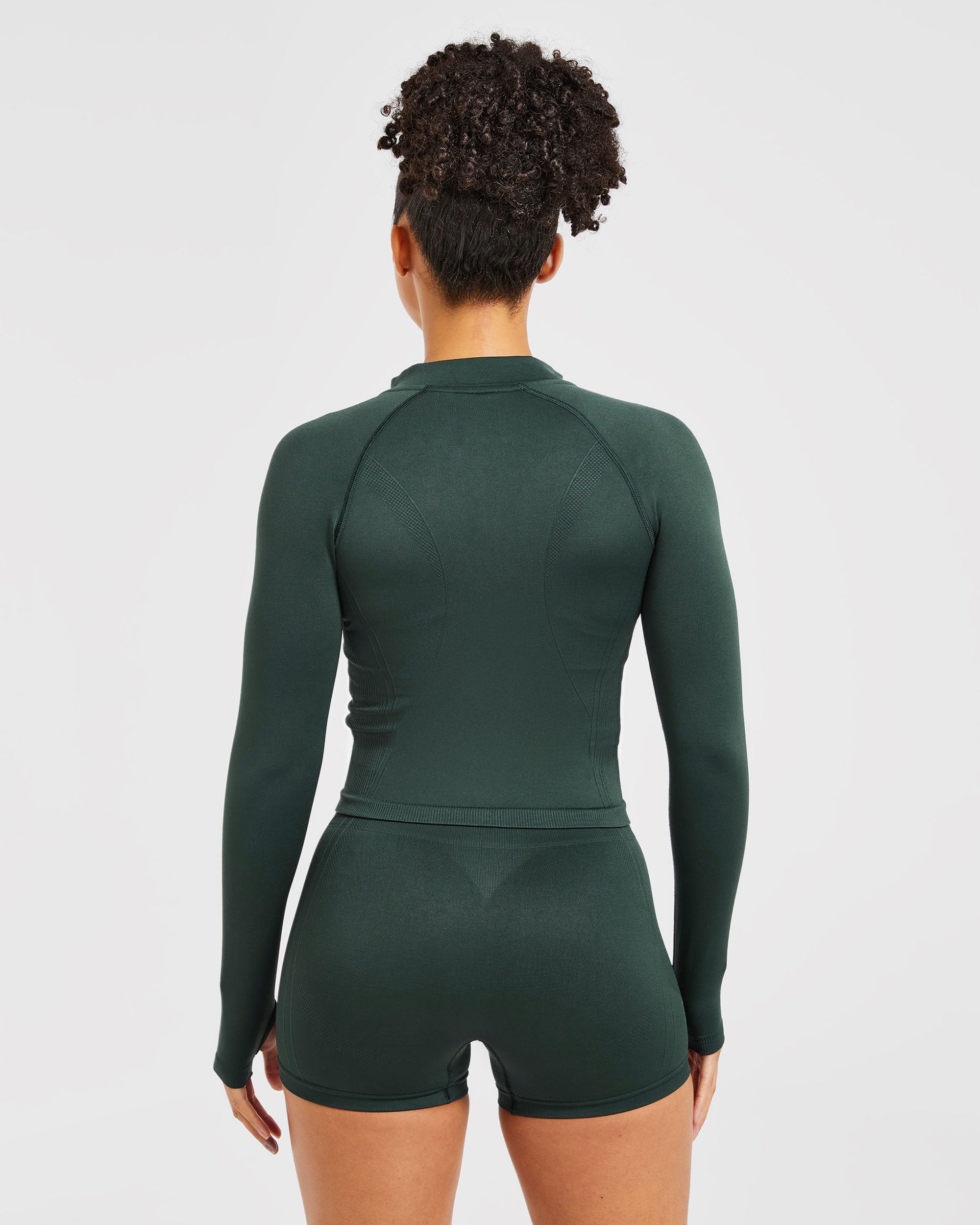 Balance V3 Seamless Zip Jacket - Dark Grün