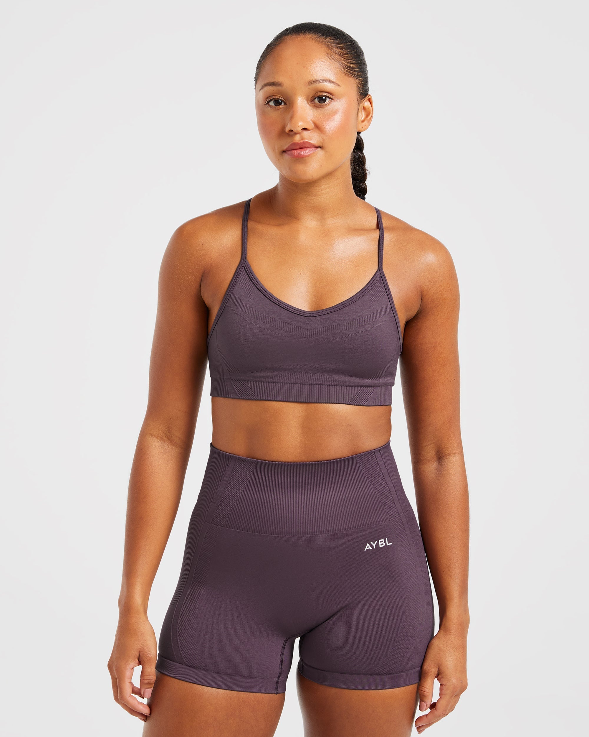 Balance V3 Seamless Strappy Sports Bra - Violet