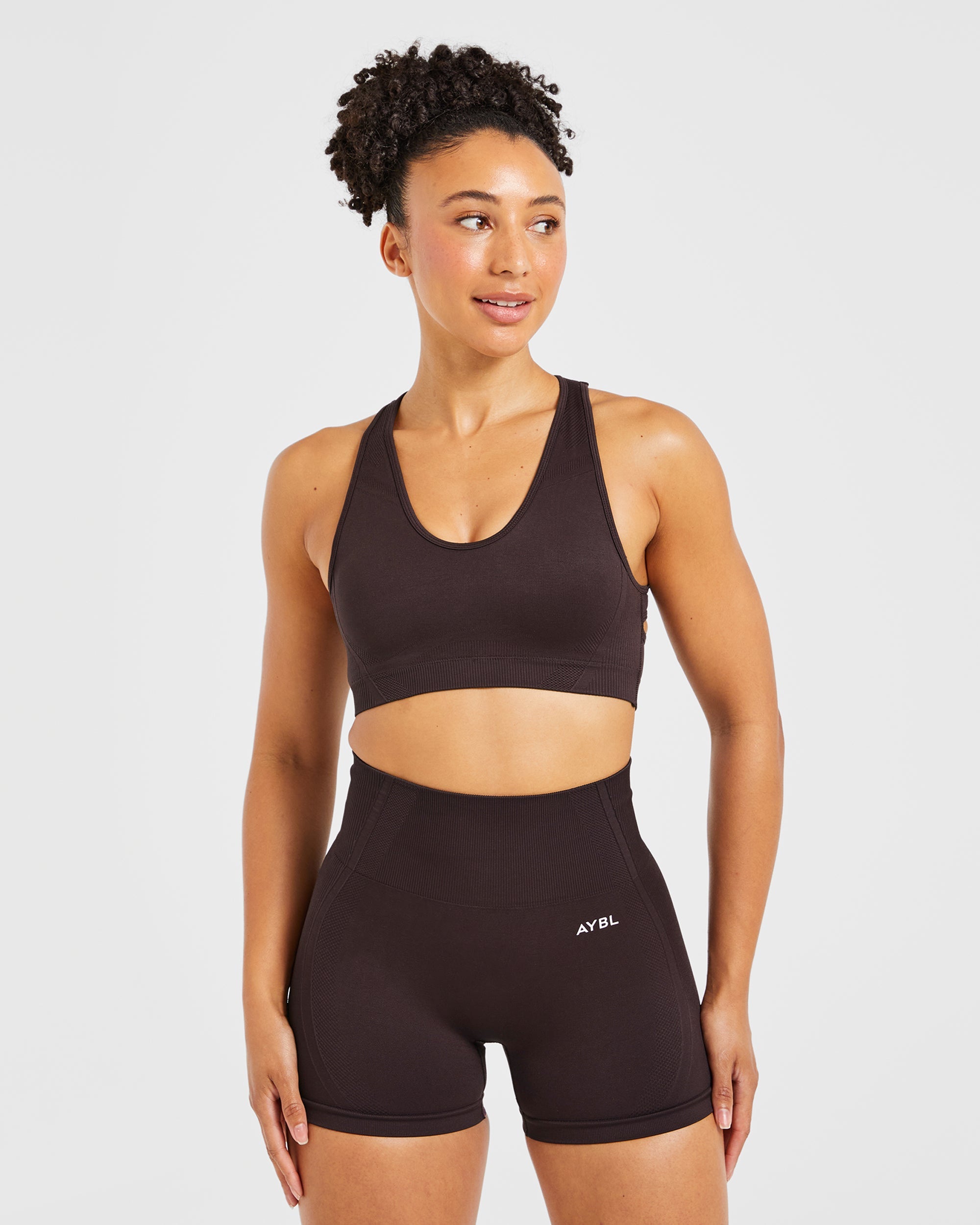 Balance V3 Seamless Sports Bra - Dark Braun