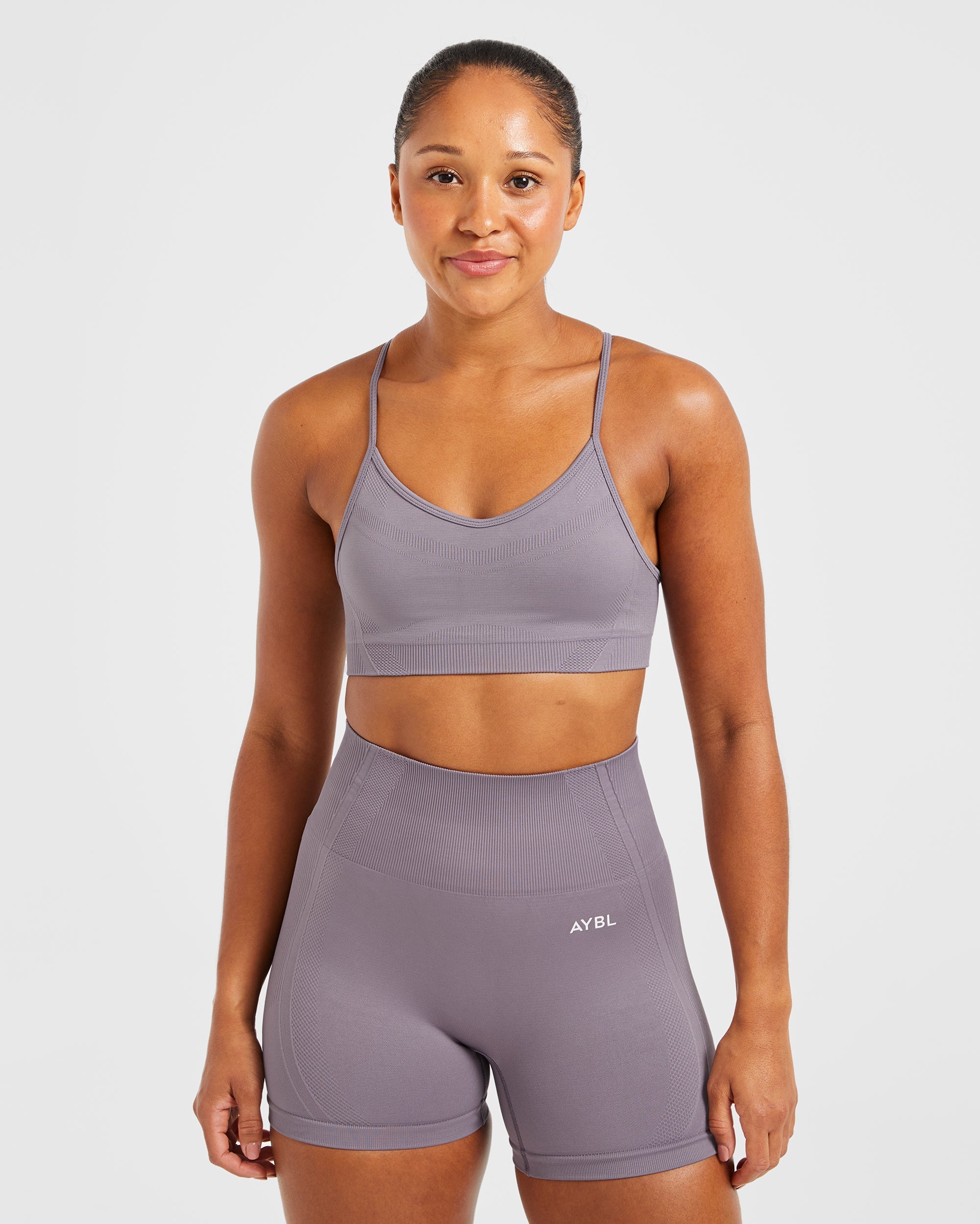 Balance V3 Seamless Strappy Sports Bra - Mauve