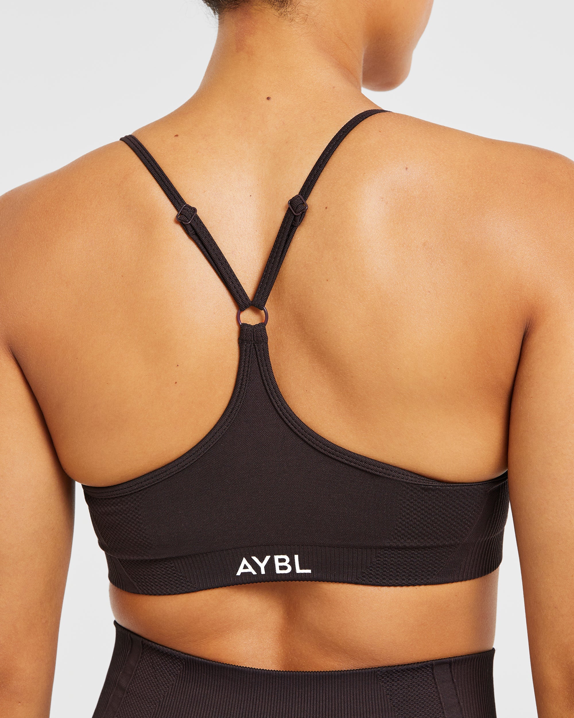 Balance V3 Seamless Strappy Sports Bra - Dark Braun