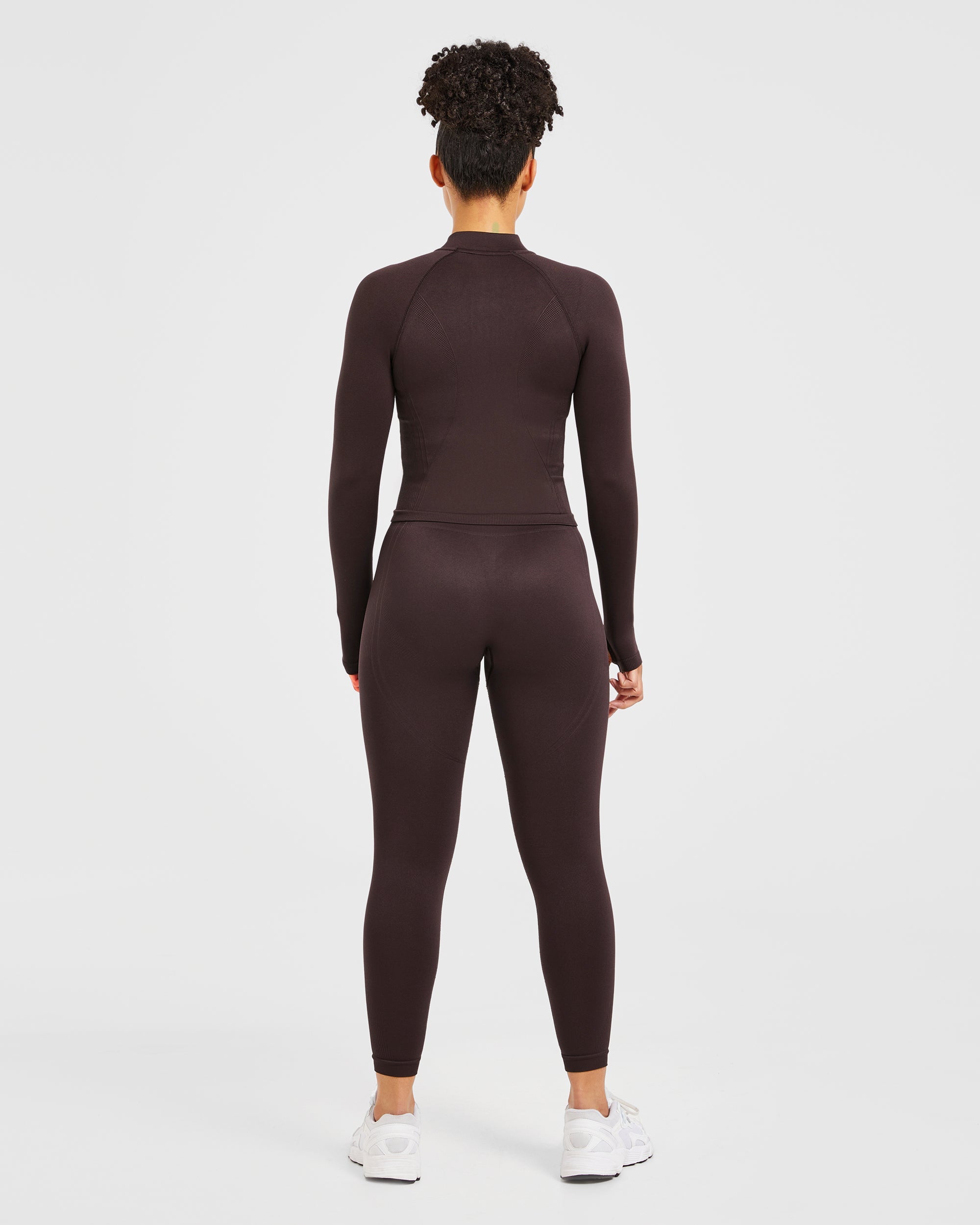 Balance V3 Seamless Zip Jacket - Dark Braun