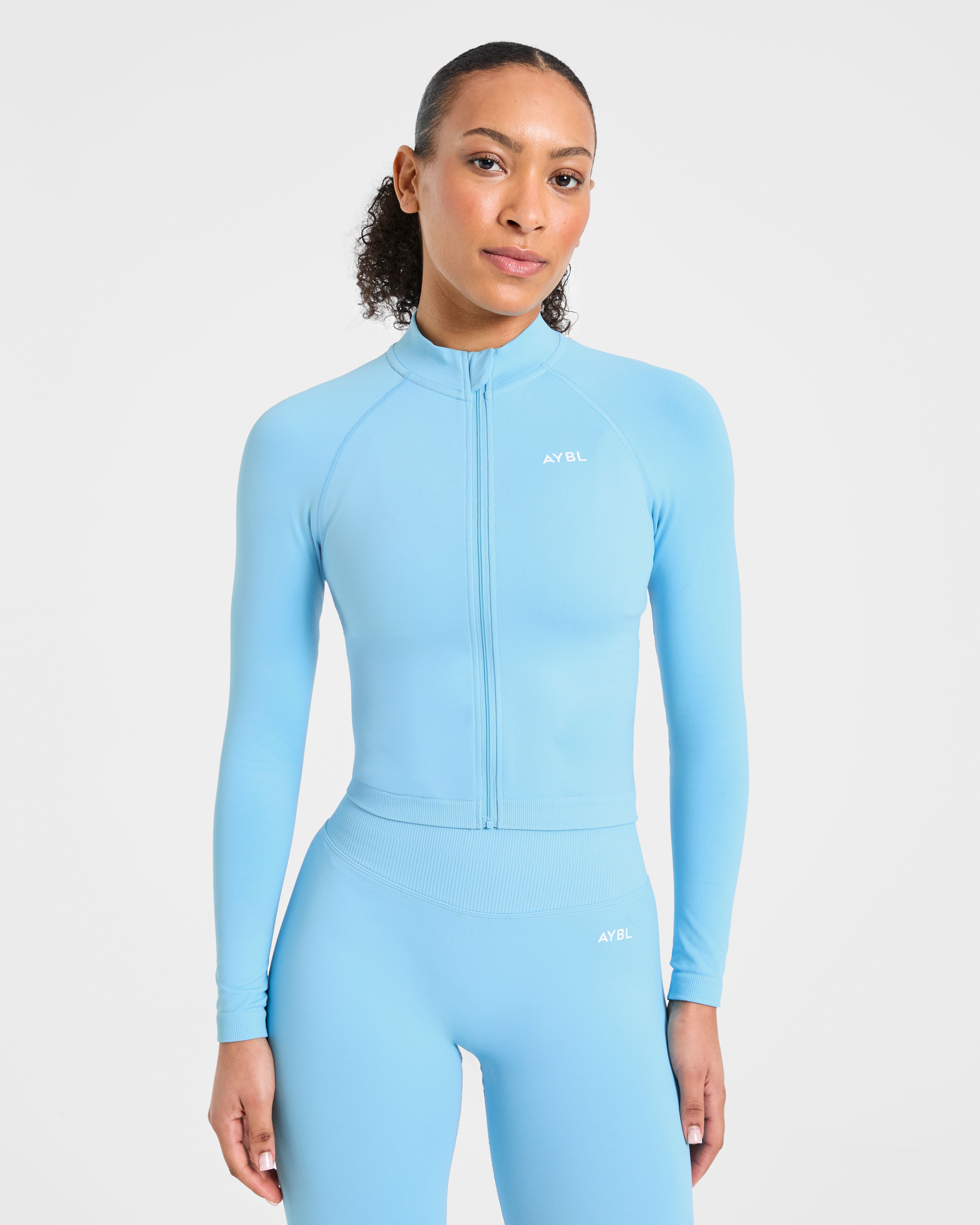 Enhance Seamless Jacket - Powder Blau