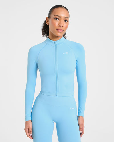 Enhance Seamless Jacket - Powder Blau