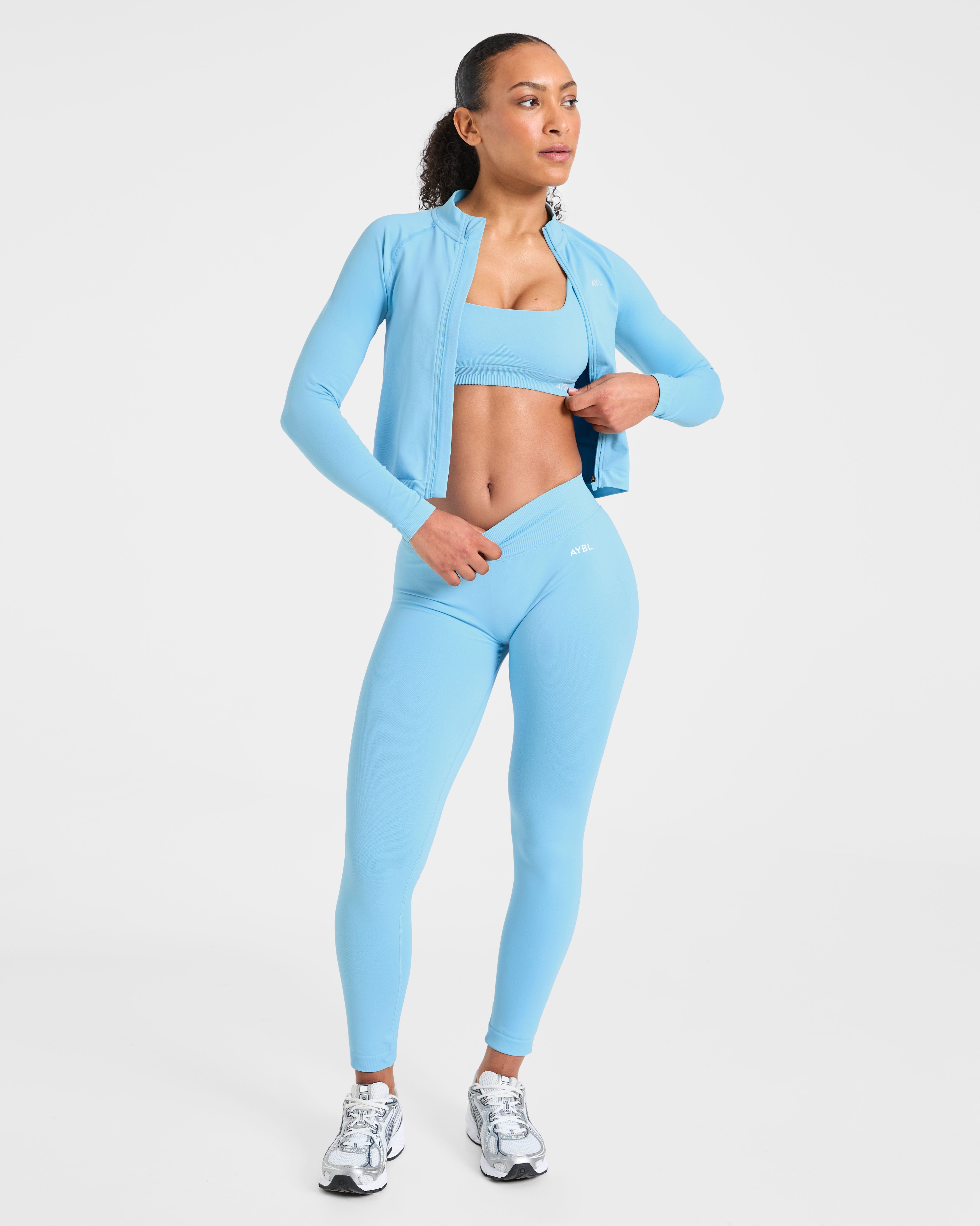 Enhance Seamless Jacket - Powder Blau