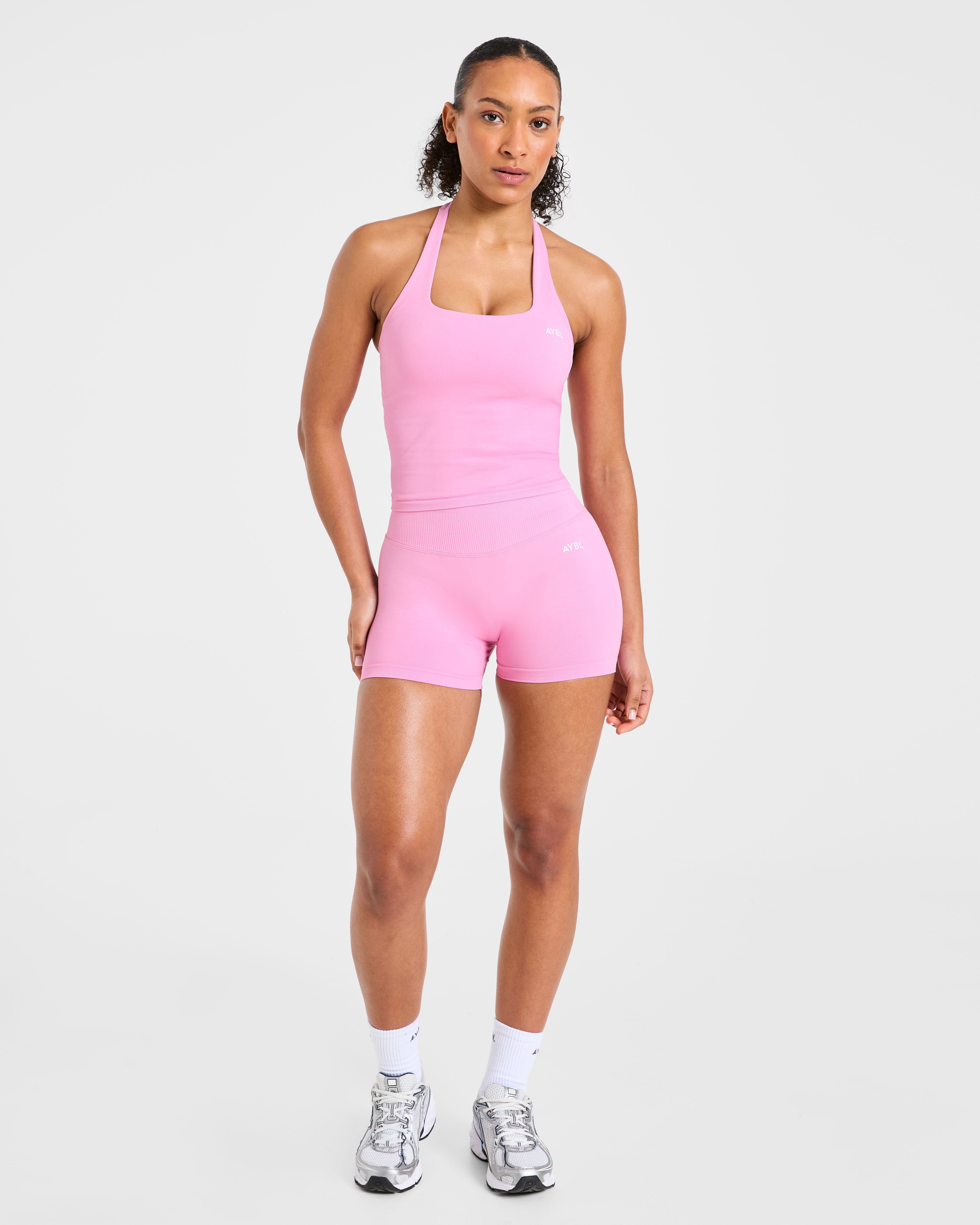 Enhance Seamless Shorts | 3.5" - Sugar Rosa
