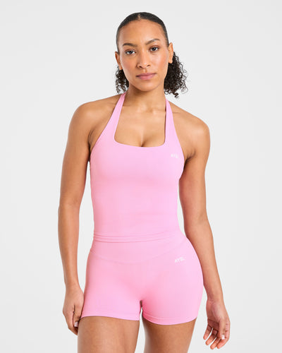 Enhance Seamless Halterneck Top - Sugar Rosa