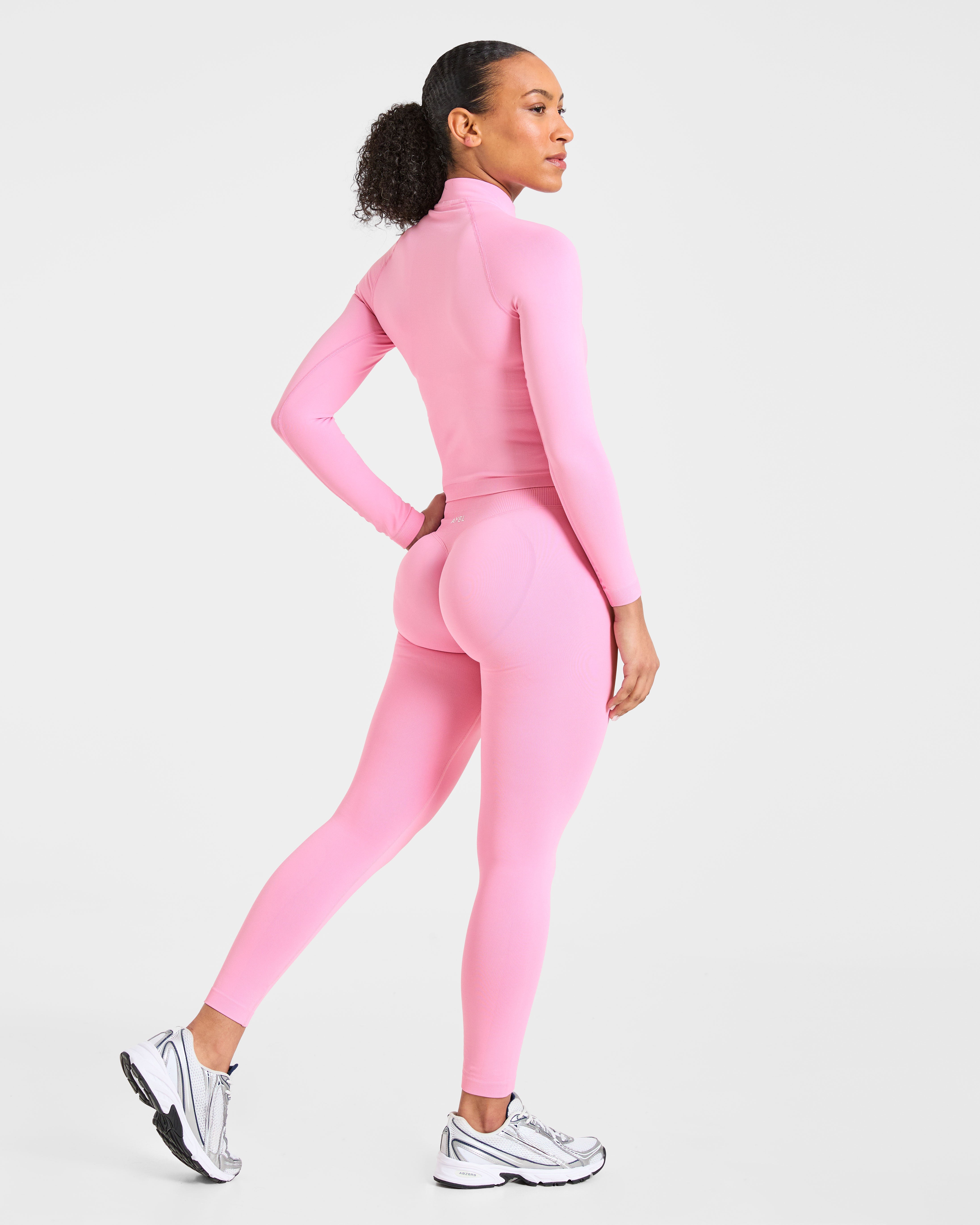 Enhance Seamless Jacket - Sugar Rosa