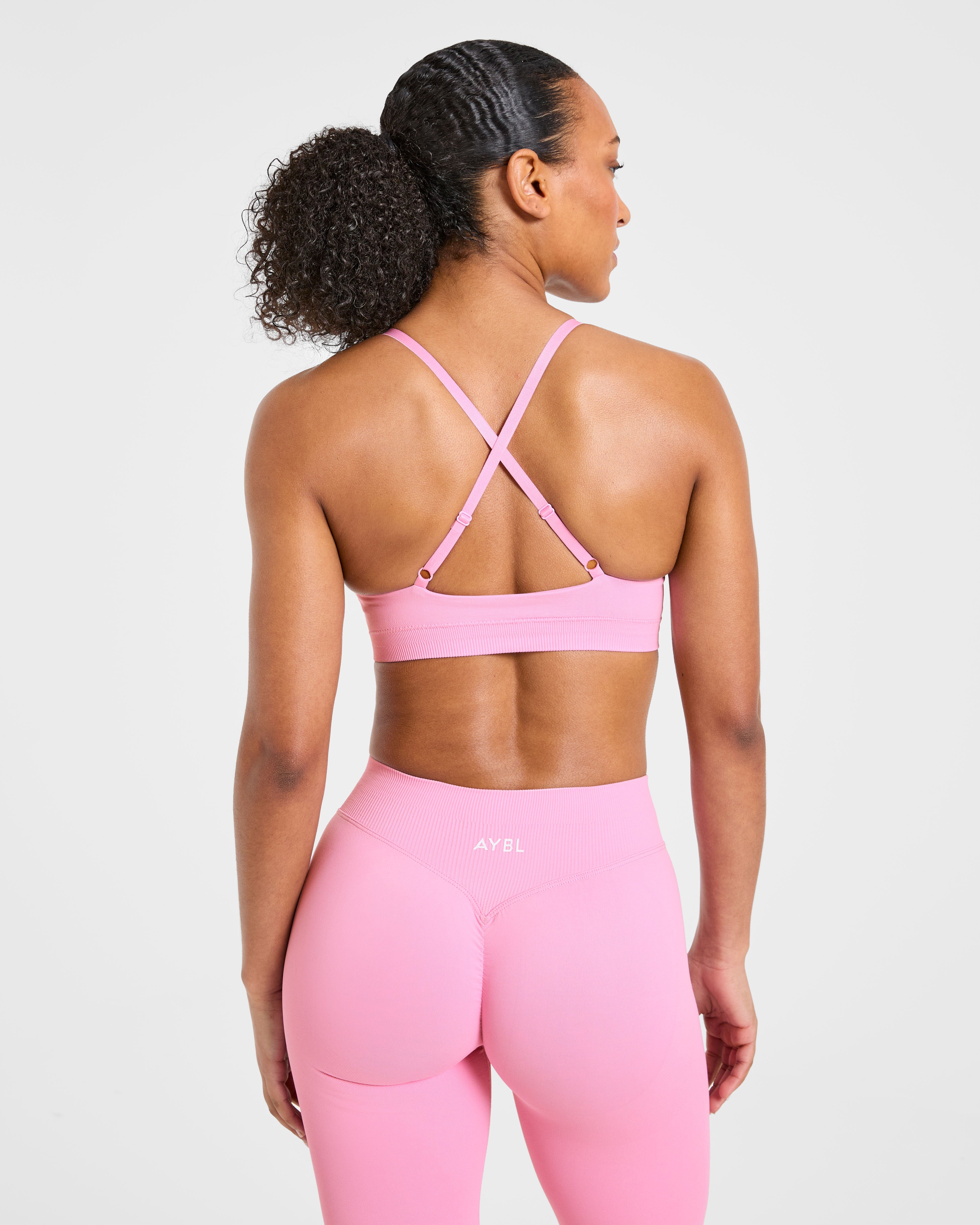 Enhance Seamless Sports Bra - Sugar Rosa