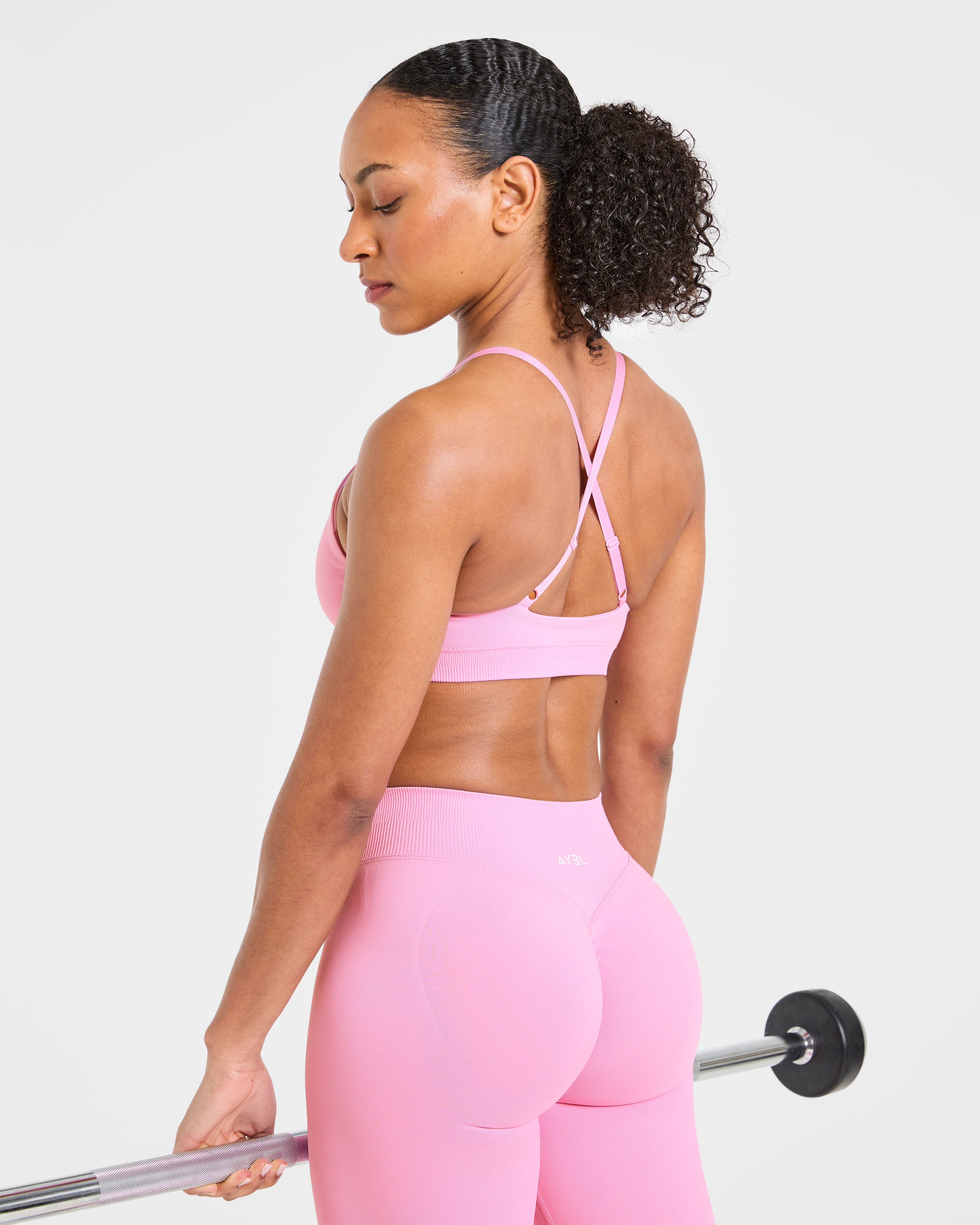 Enhance Seamless Sports Bra - Sugar Rosa
