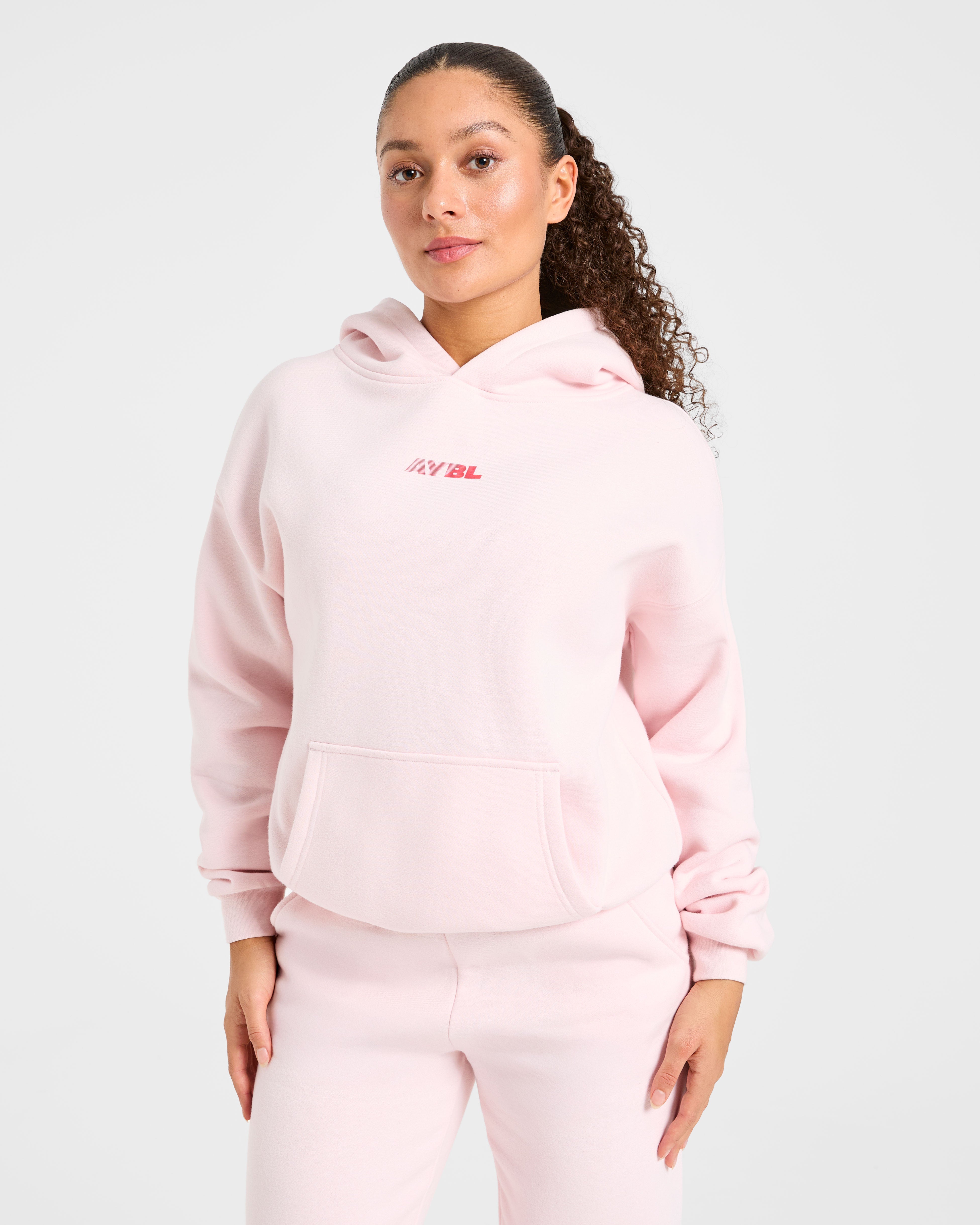 Athletics Dept Oversized Hoodie - Rosa