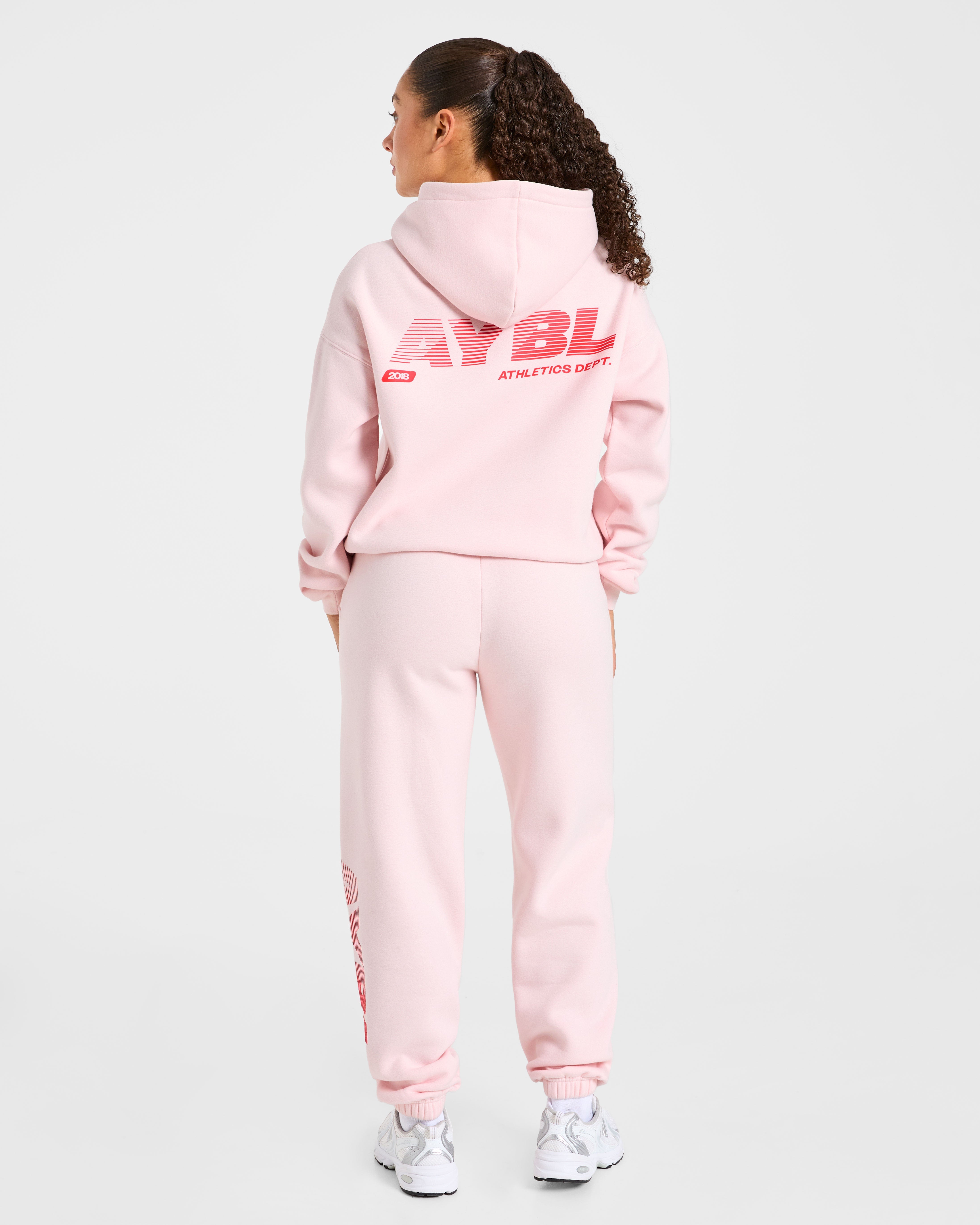Athletics Dept Oversized Hoodie - Rosa