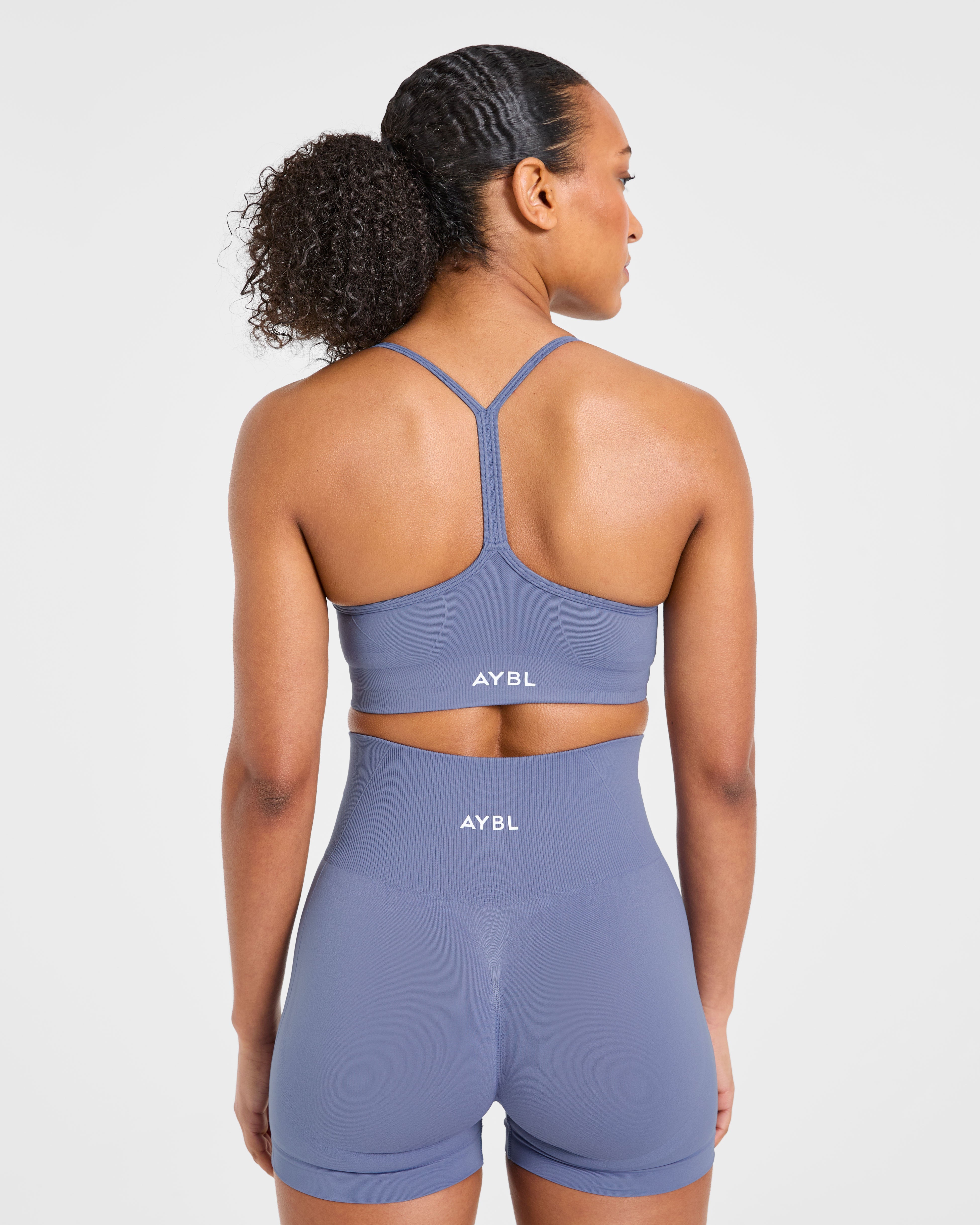 Empower Seamless Sports Bra - Slate Blau