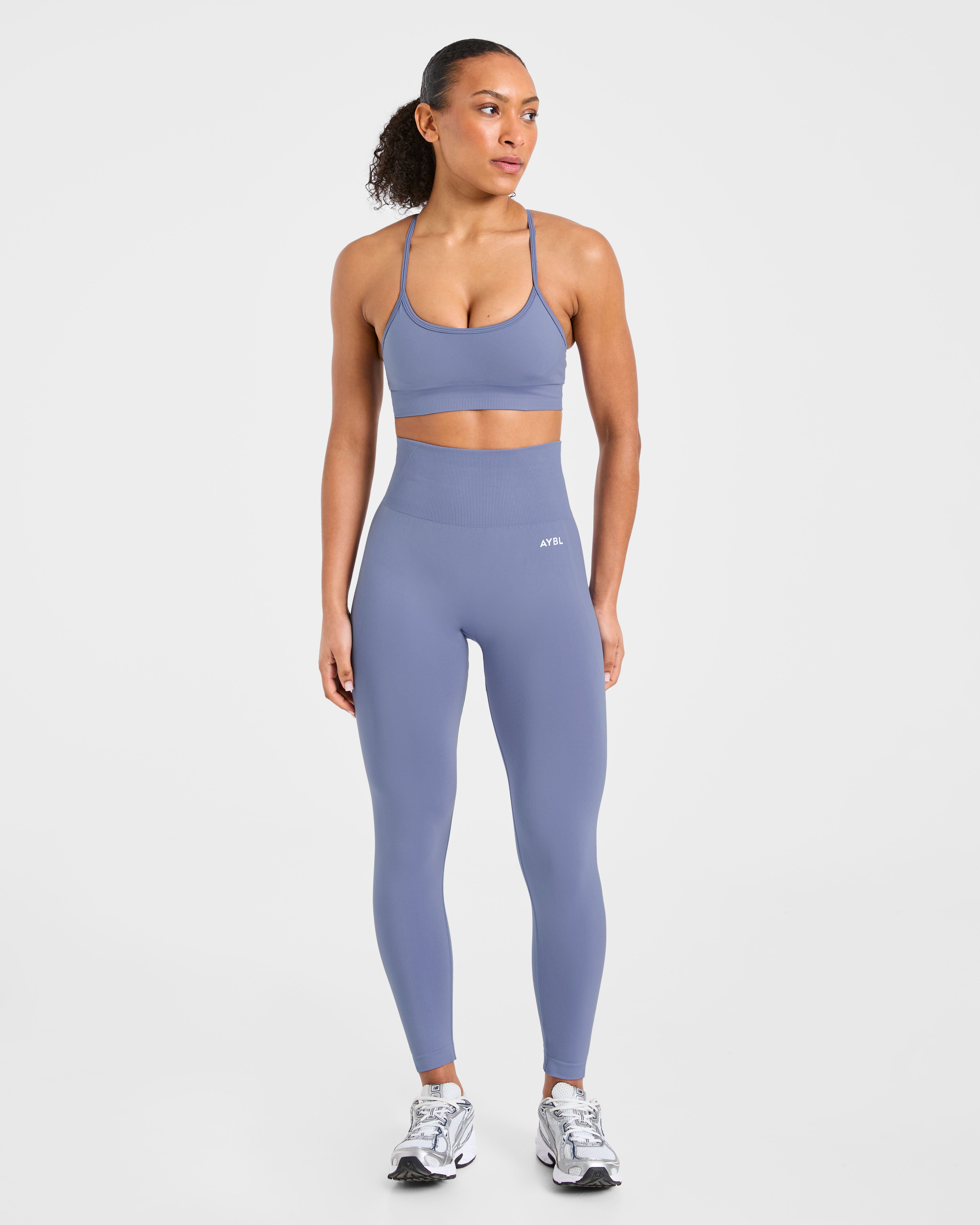 Empower Seamless Leggings - Slate Blau