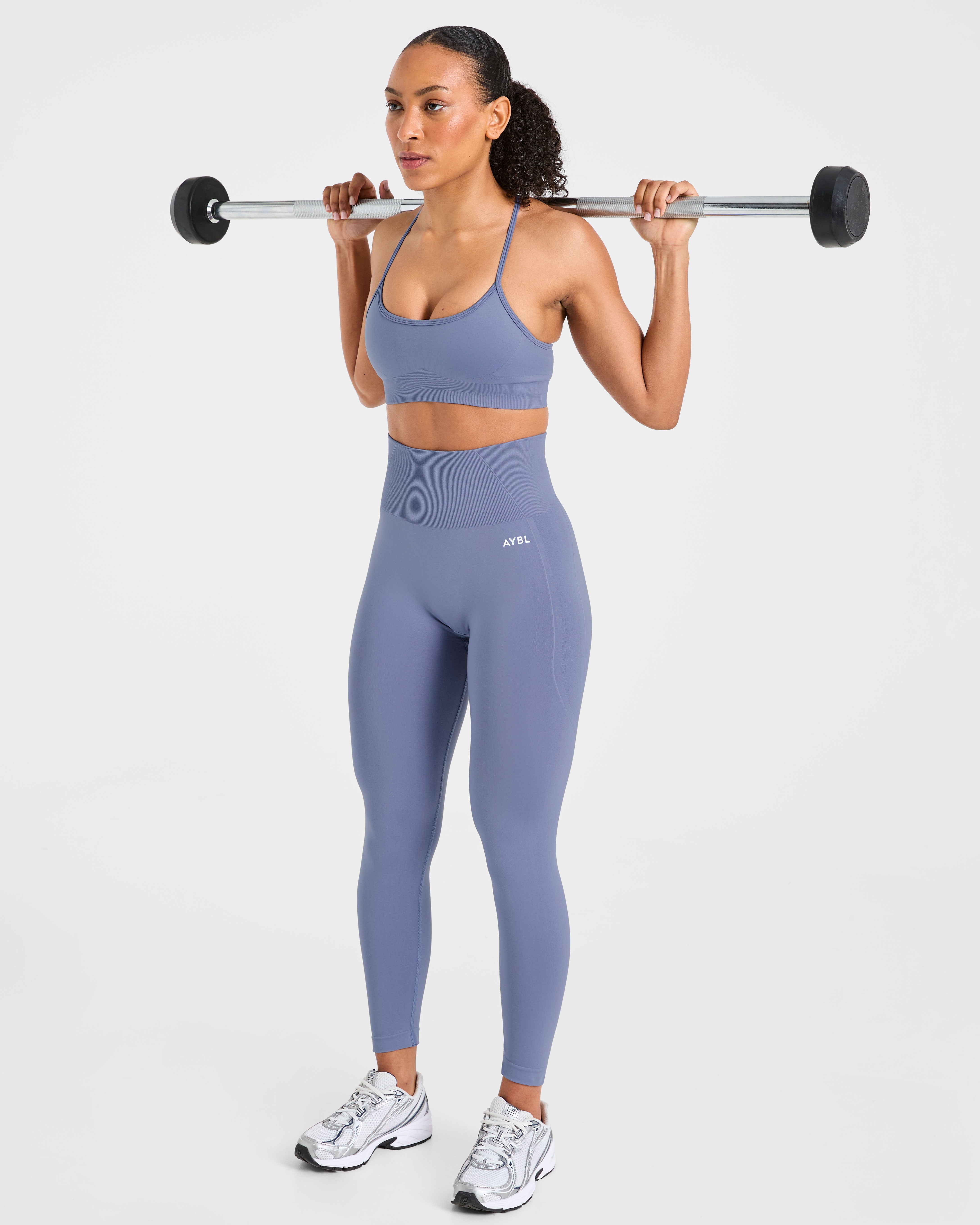 Empower Seamless Leggings - Slate Blau