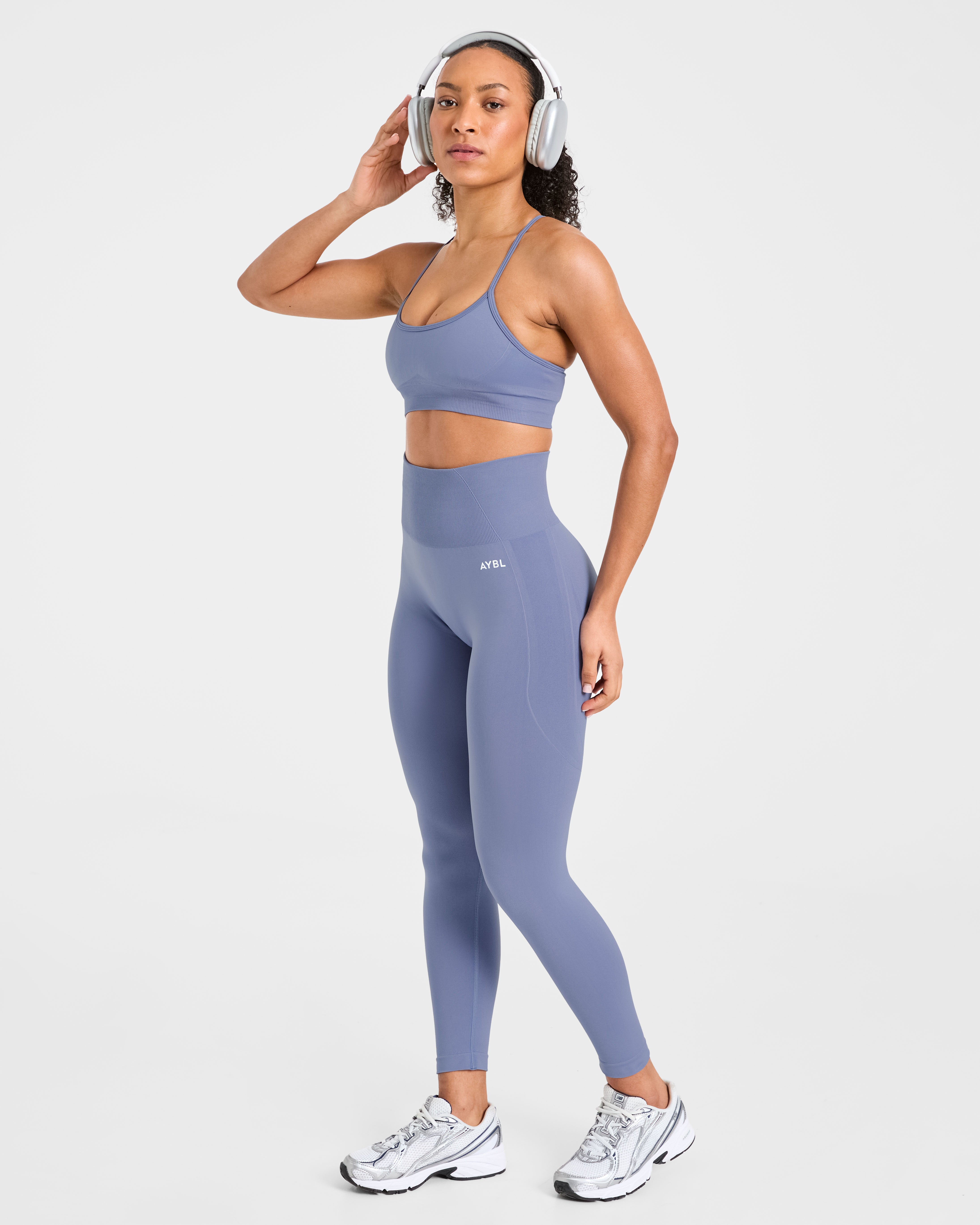Empower Seamless Leggings - Slate Blau