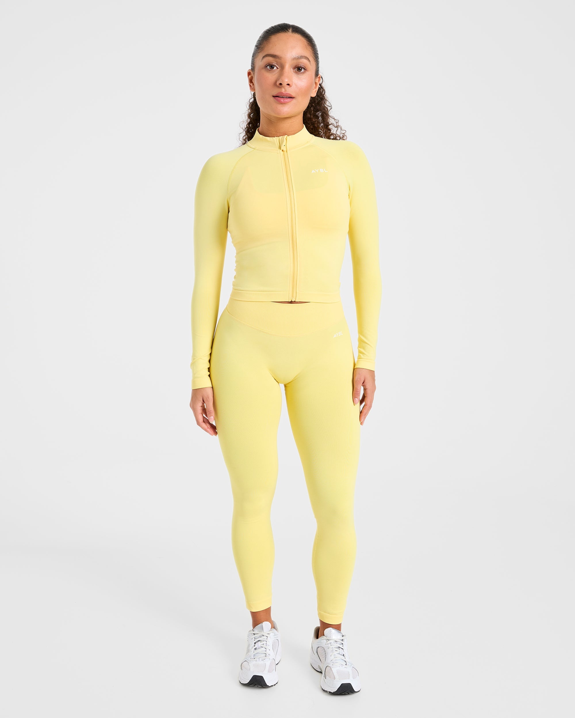 Enhance Seamless Jacket - Bright Gelb