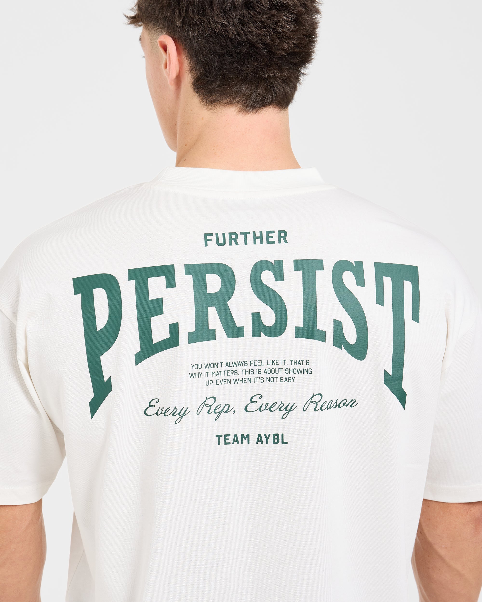 Cam Kissel x Persist Oversized T Shirt - Off White