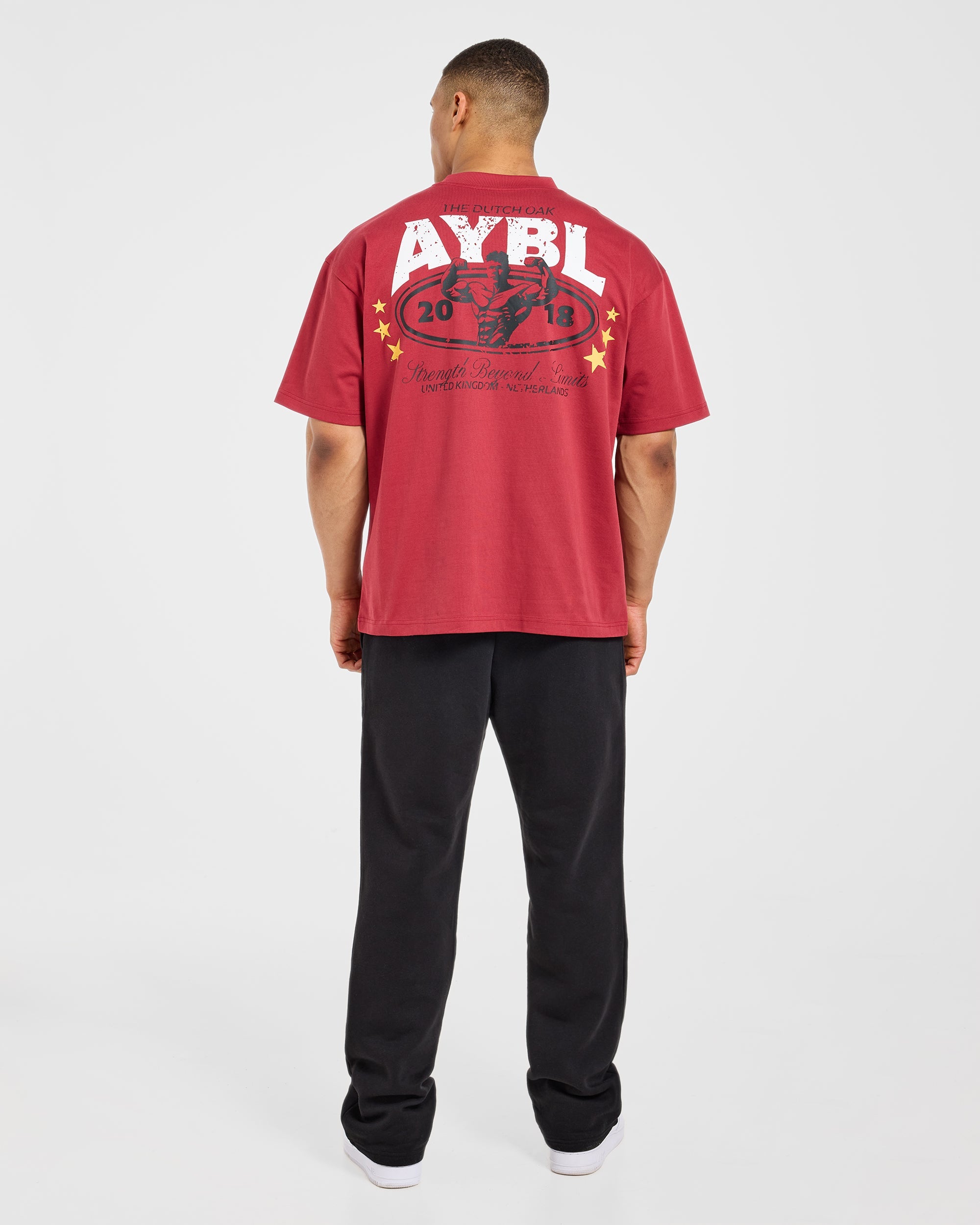 Wesley Vissers X Beyond Limits Oversized T Shirt - Rot