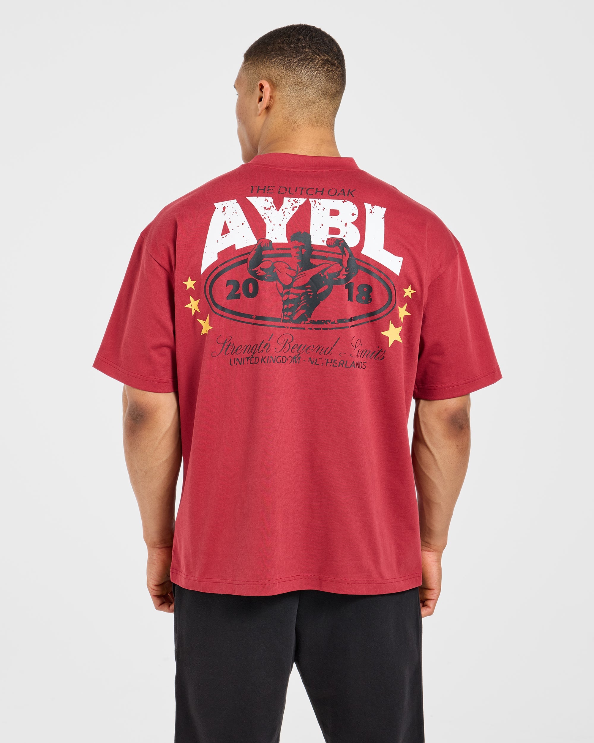 Wesley Vissers X Beyond Limits Oversized T Shirt - Rot