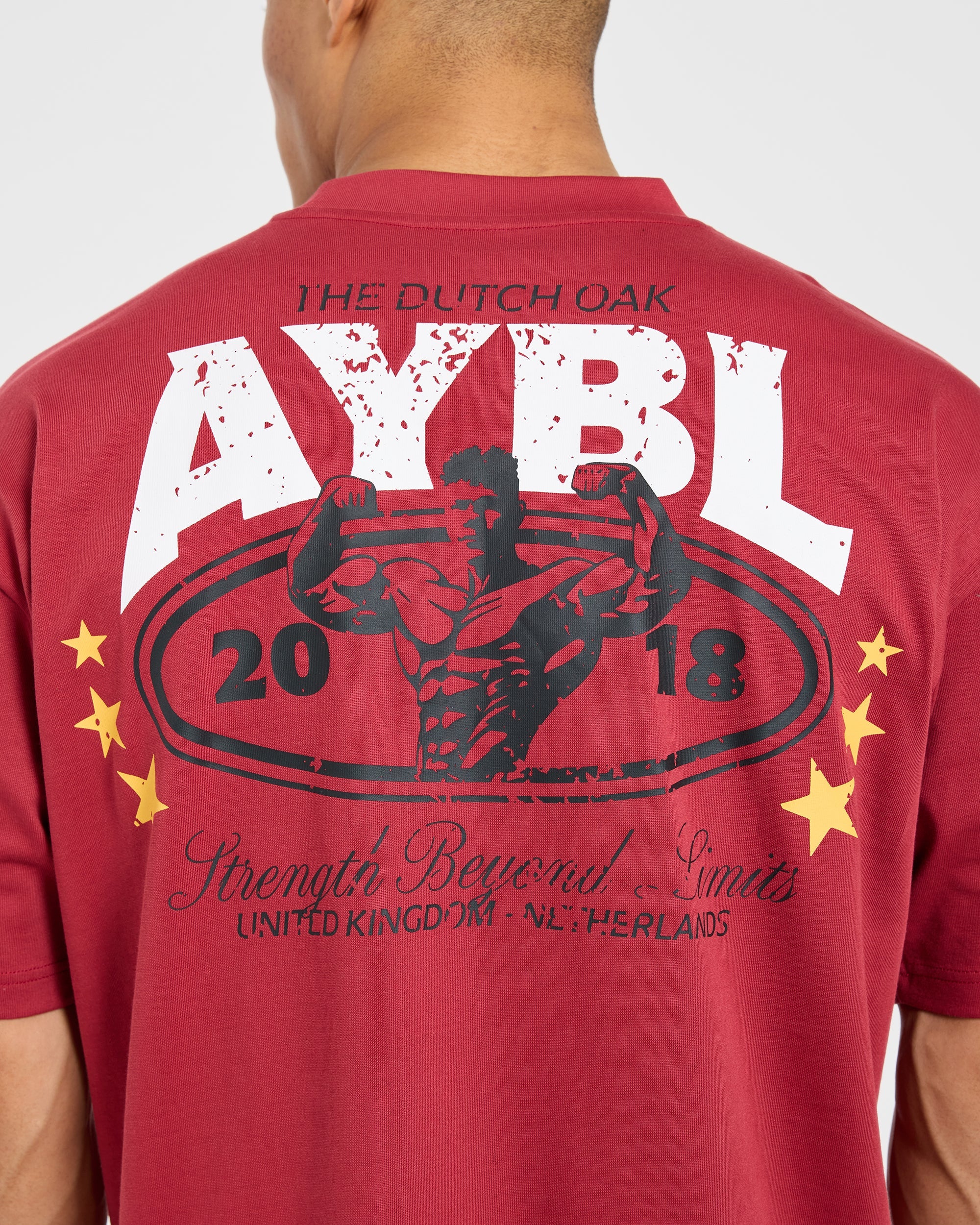 Wesley Vissers X Beyond Limits Oversized T Shirt - Rot