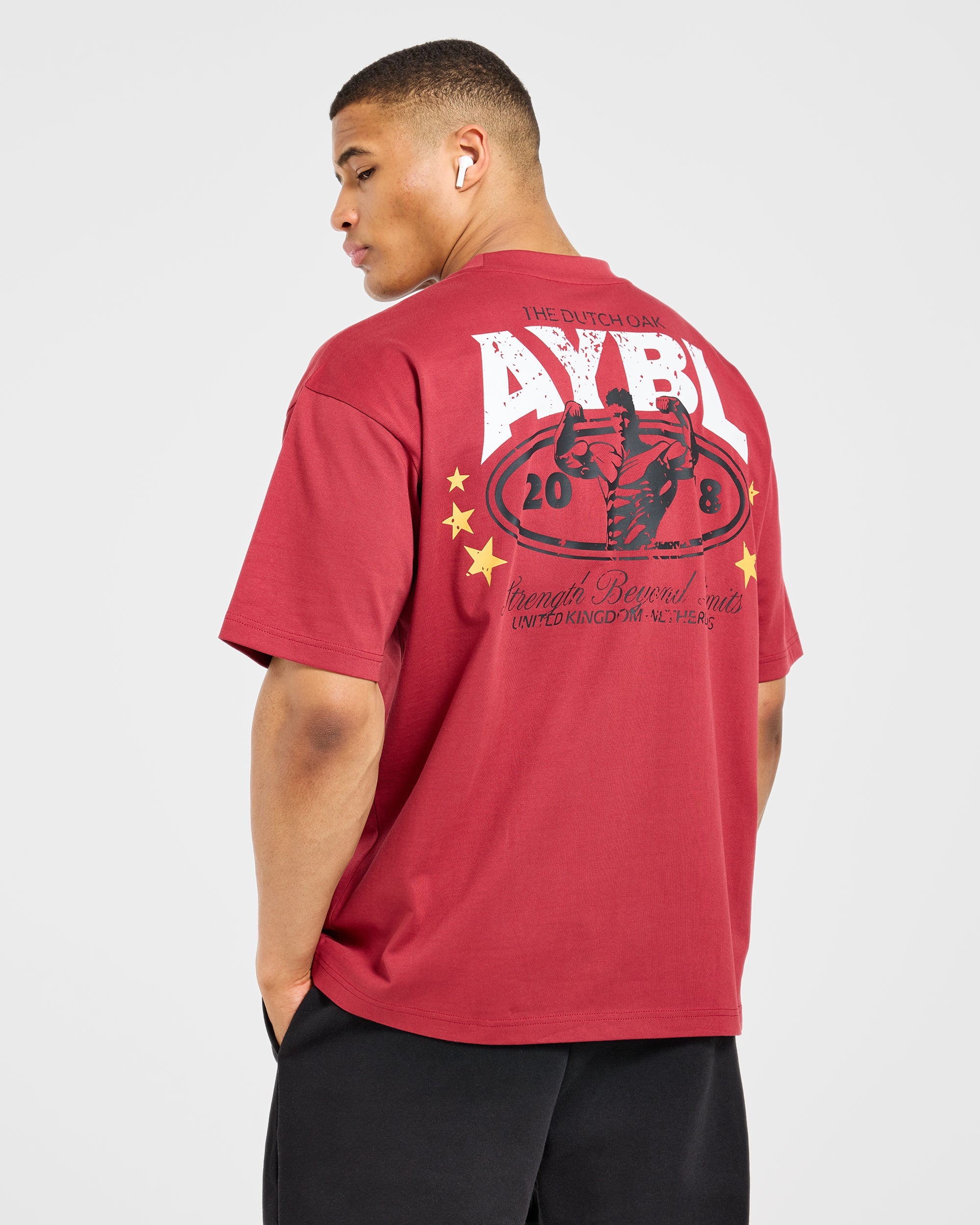 Wesley Vissers X Beyond Limits Oversized T Shirt - Rot