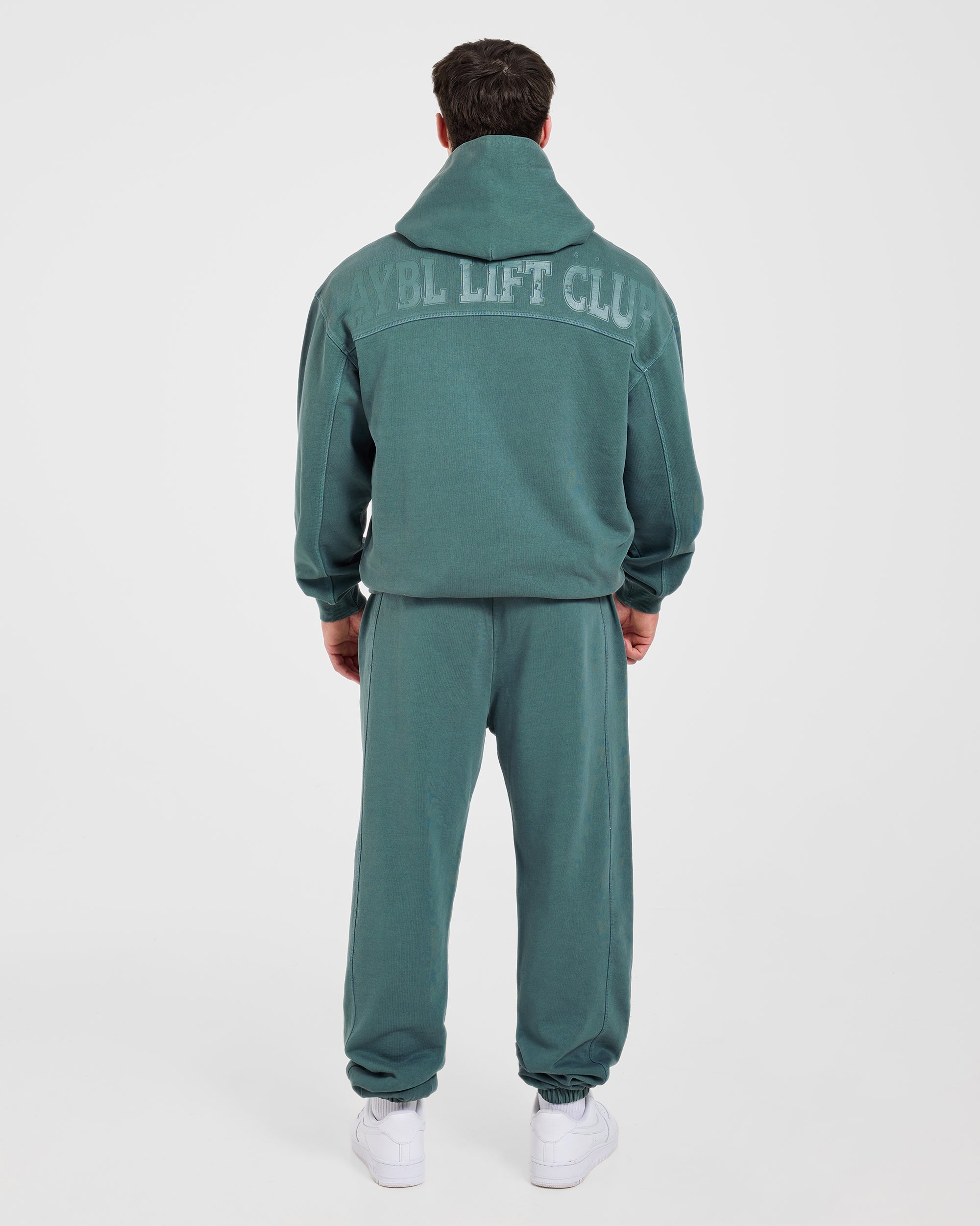 Lift Club Distressed Joggers - Washed Teal