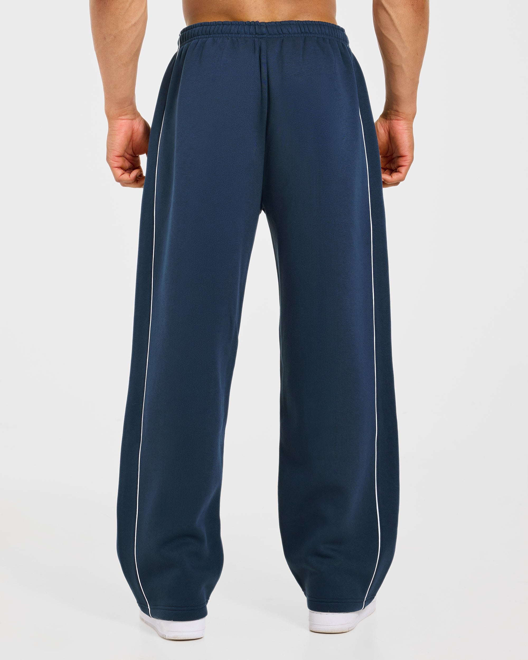 Restore Oversized Straight Leg Joggers - Navy Blue