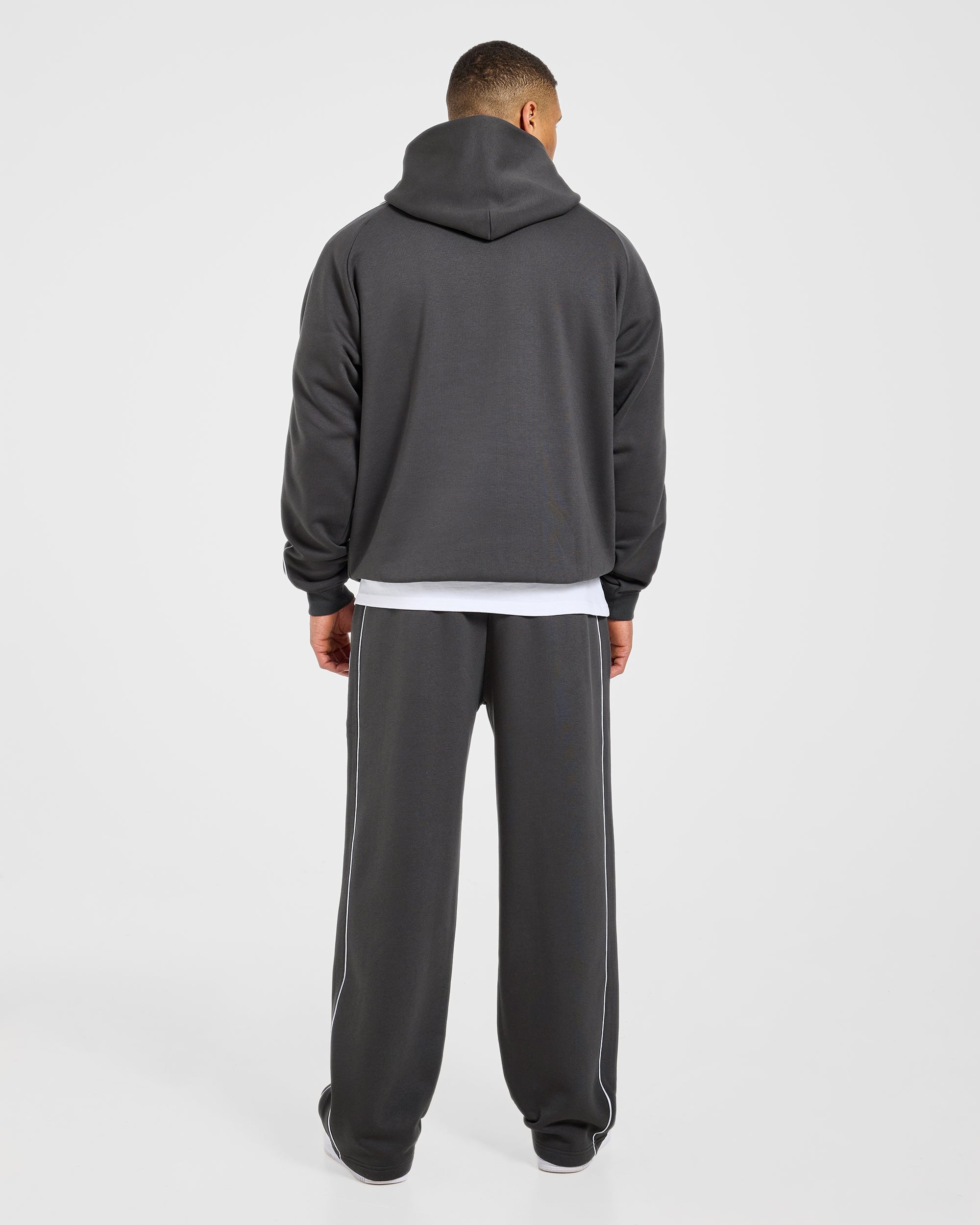 Restore Oversized Straight Leg Joggers - Charcoal