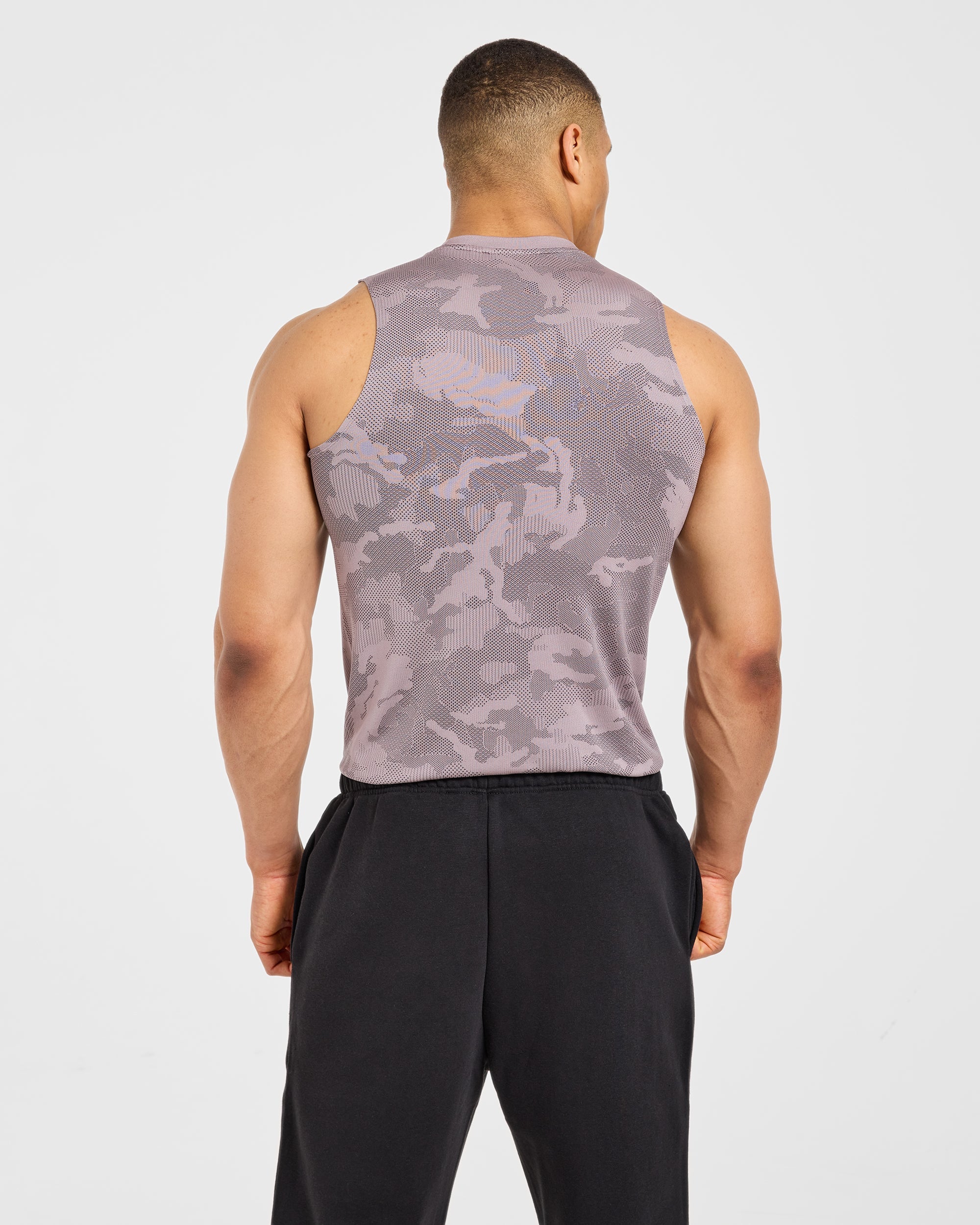 Camo Seamless Tank - Woodland Taupe