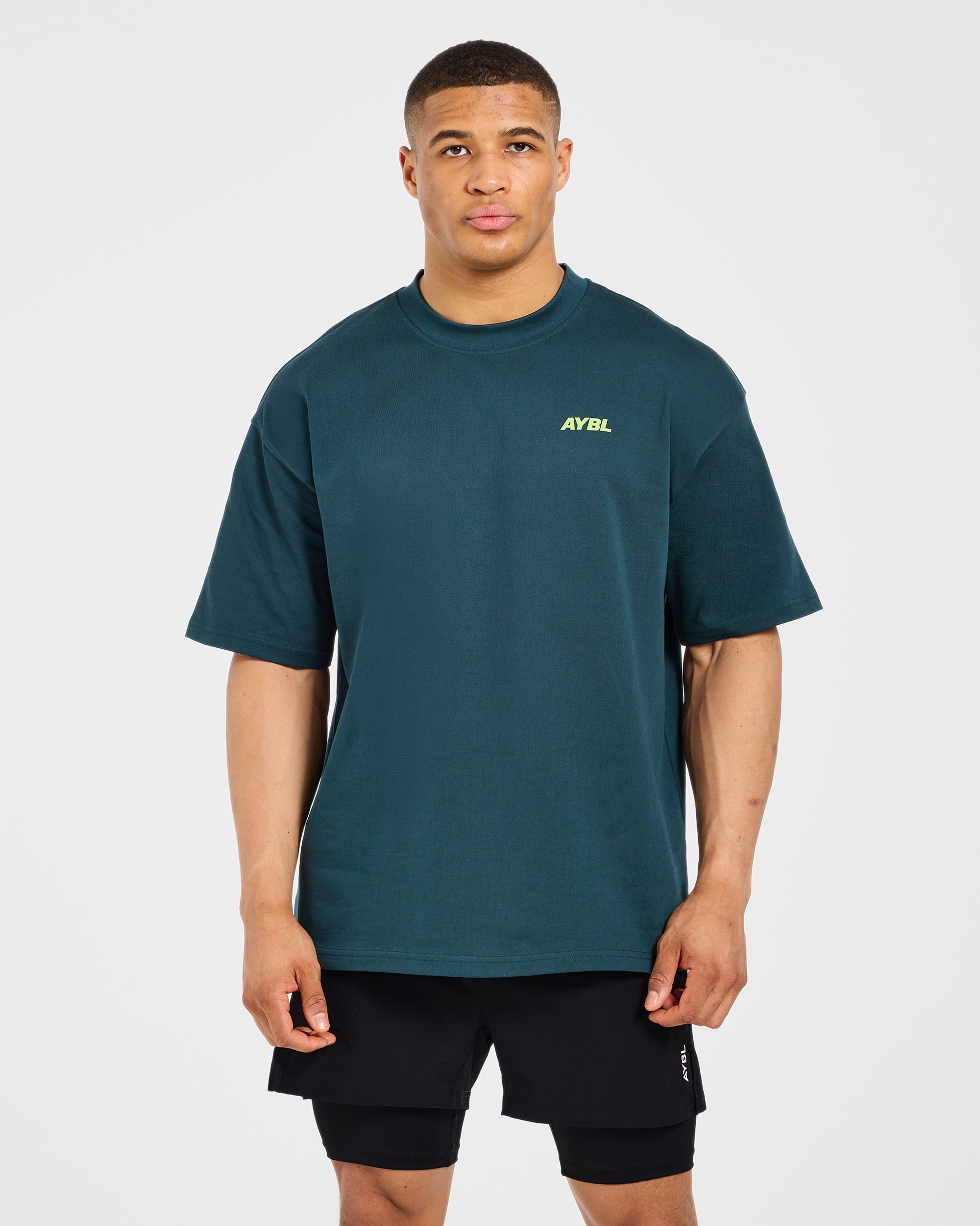 AYBL Sportswear 18 Oversized T Shirt - Teal Grün