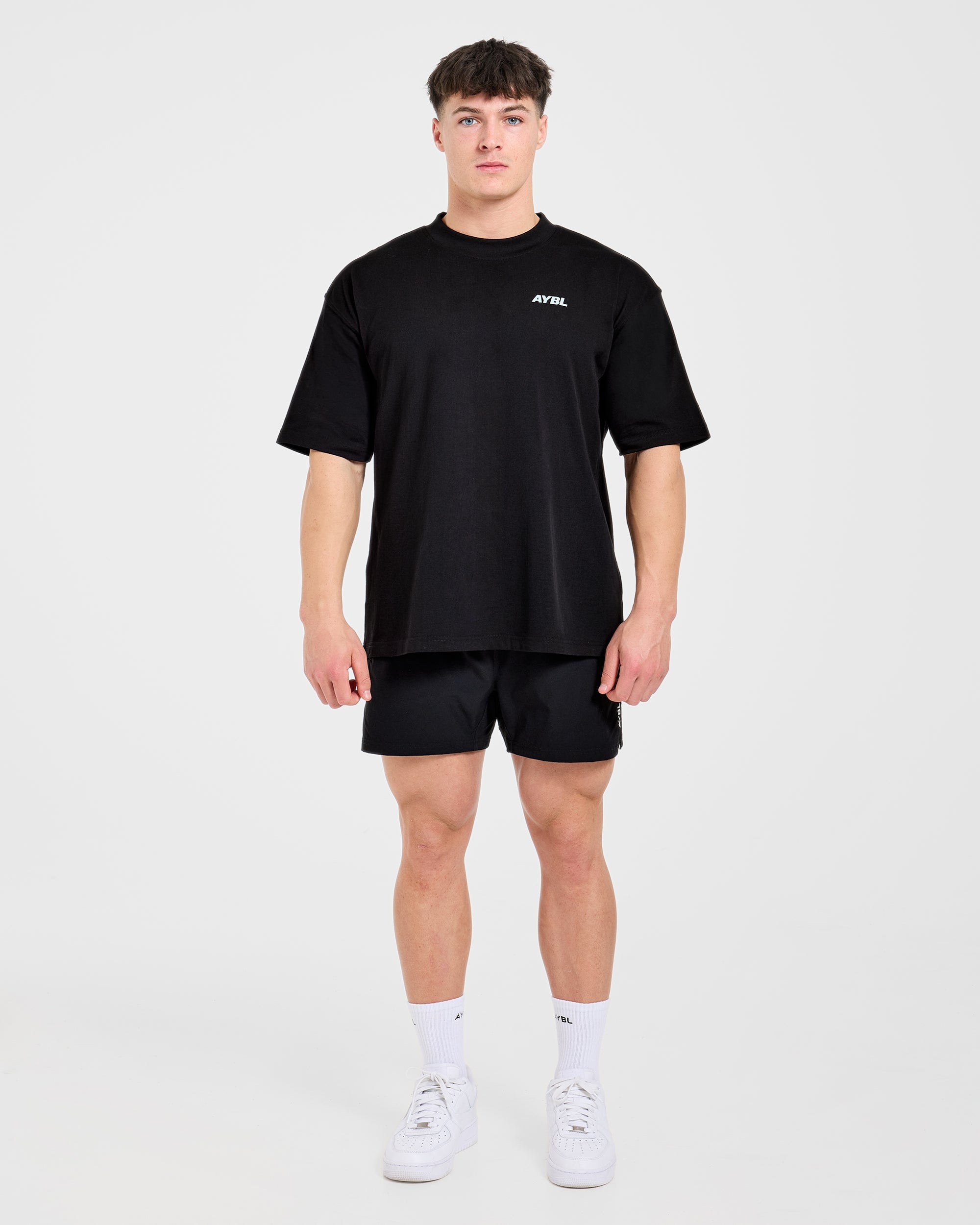 AYBL Sportswear 18 Oversized T Shirt - Schwarz