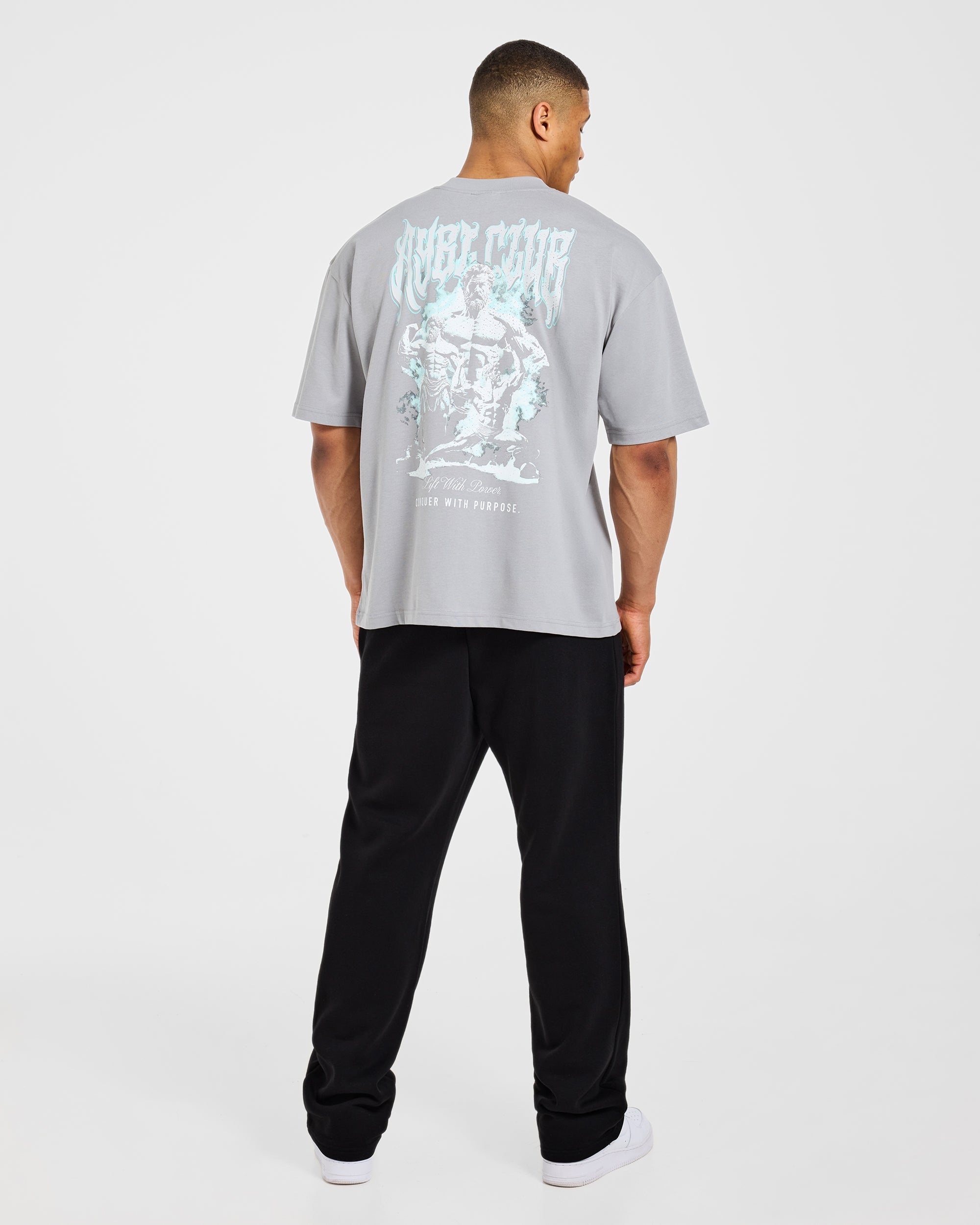 Lift Forge Oversized T Shirt - Storm Grau
