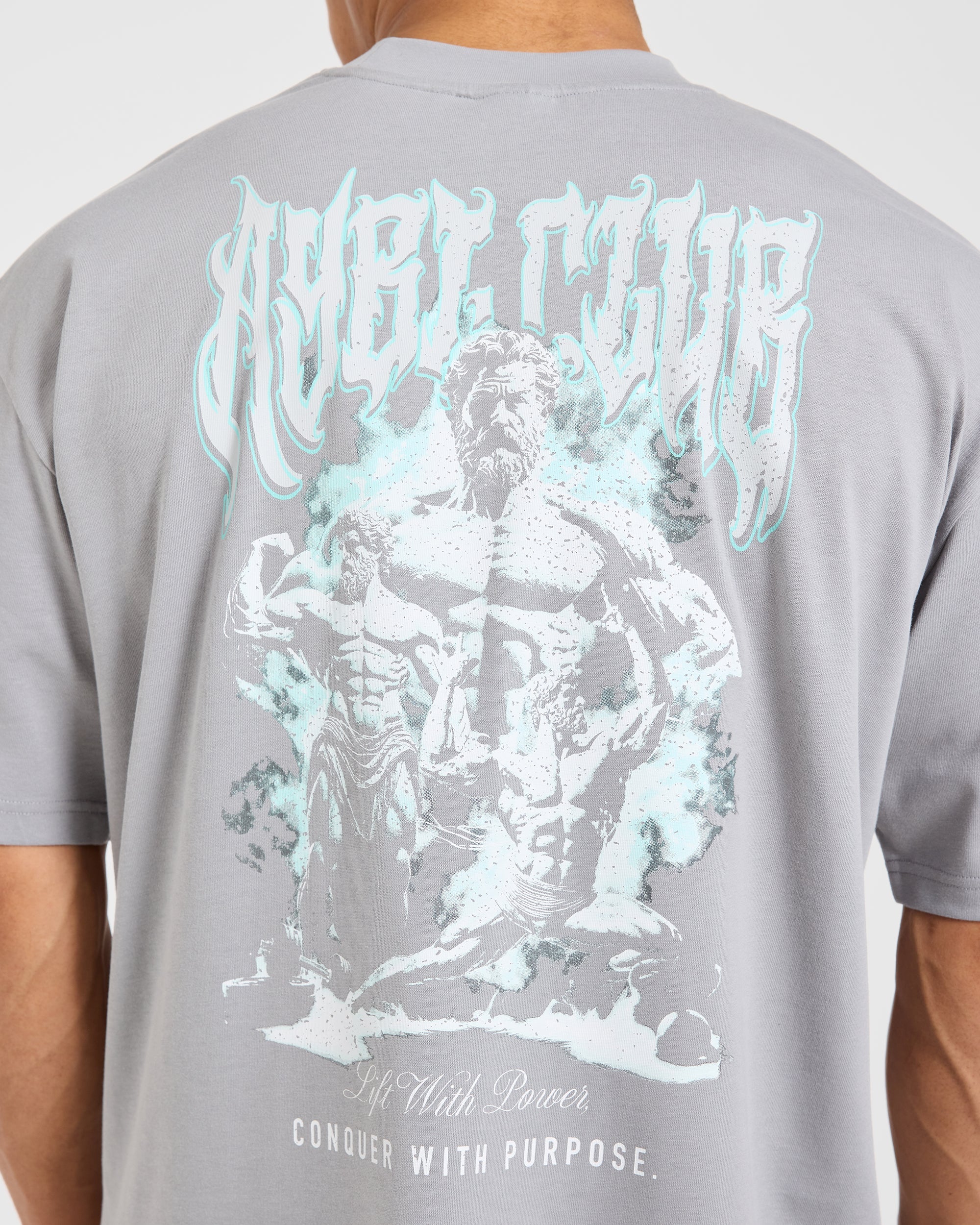Lift Forge Oversized T Shirt - Storm Grau