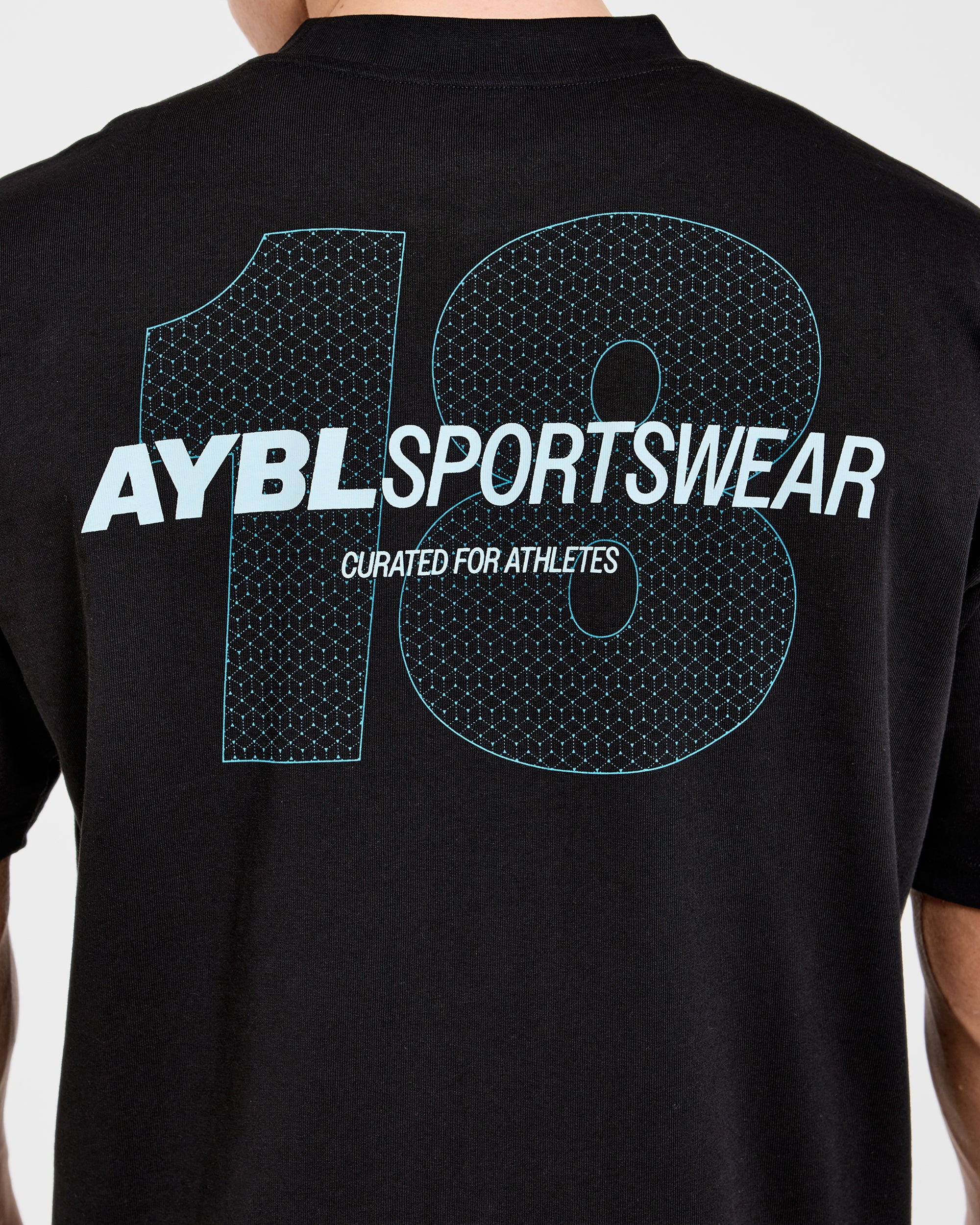 AYBL Sportswear 18 Oversized T Shirt - Schwarz