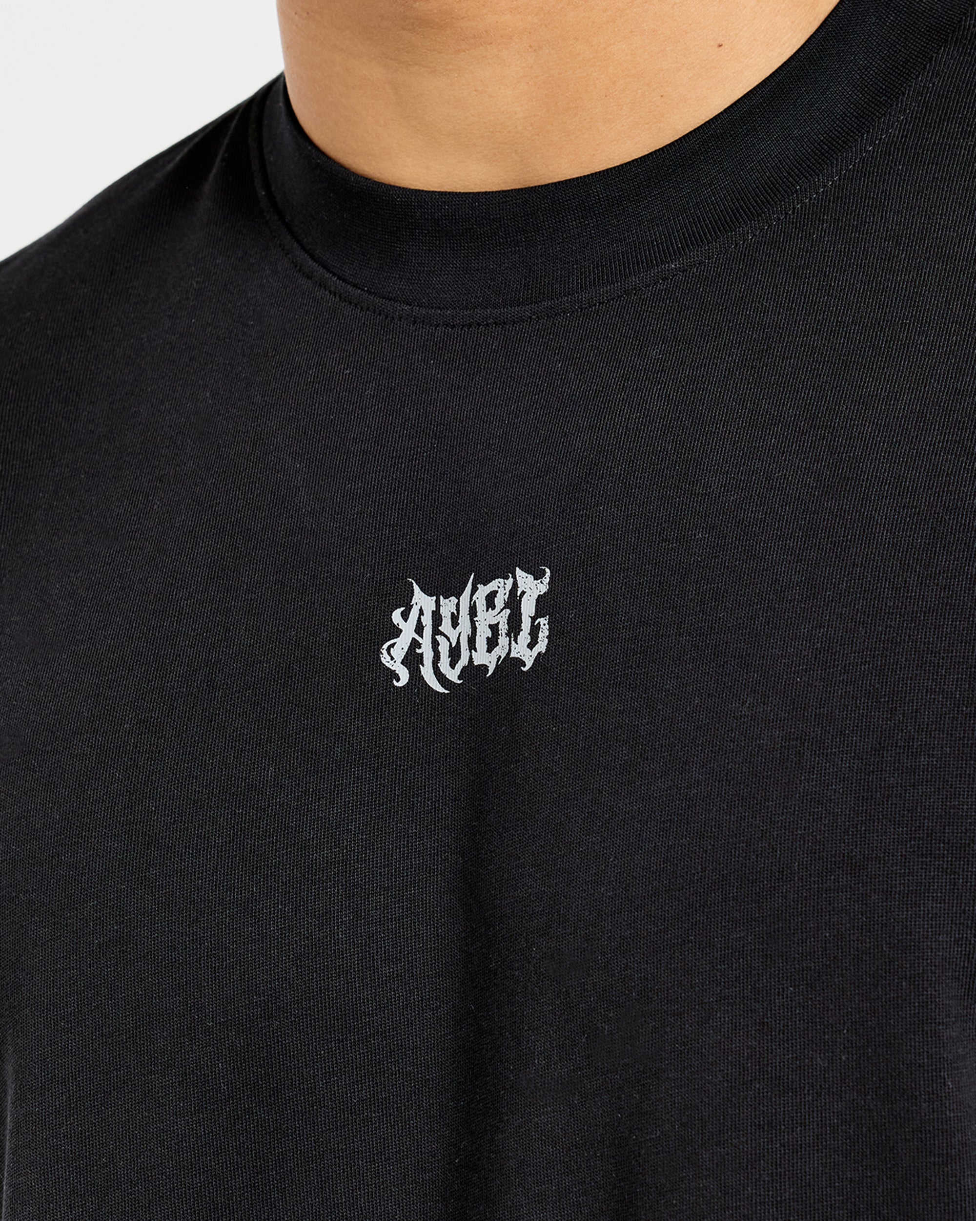 Lift Forge Oversized T Shirt - Schwarz