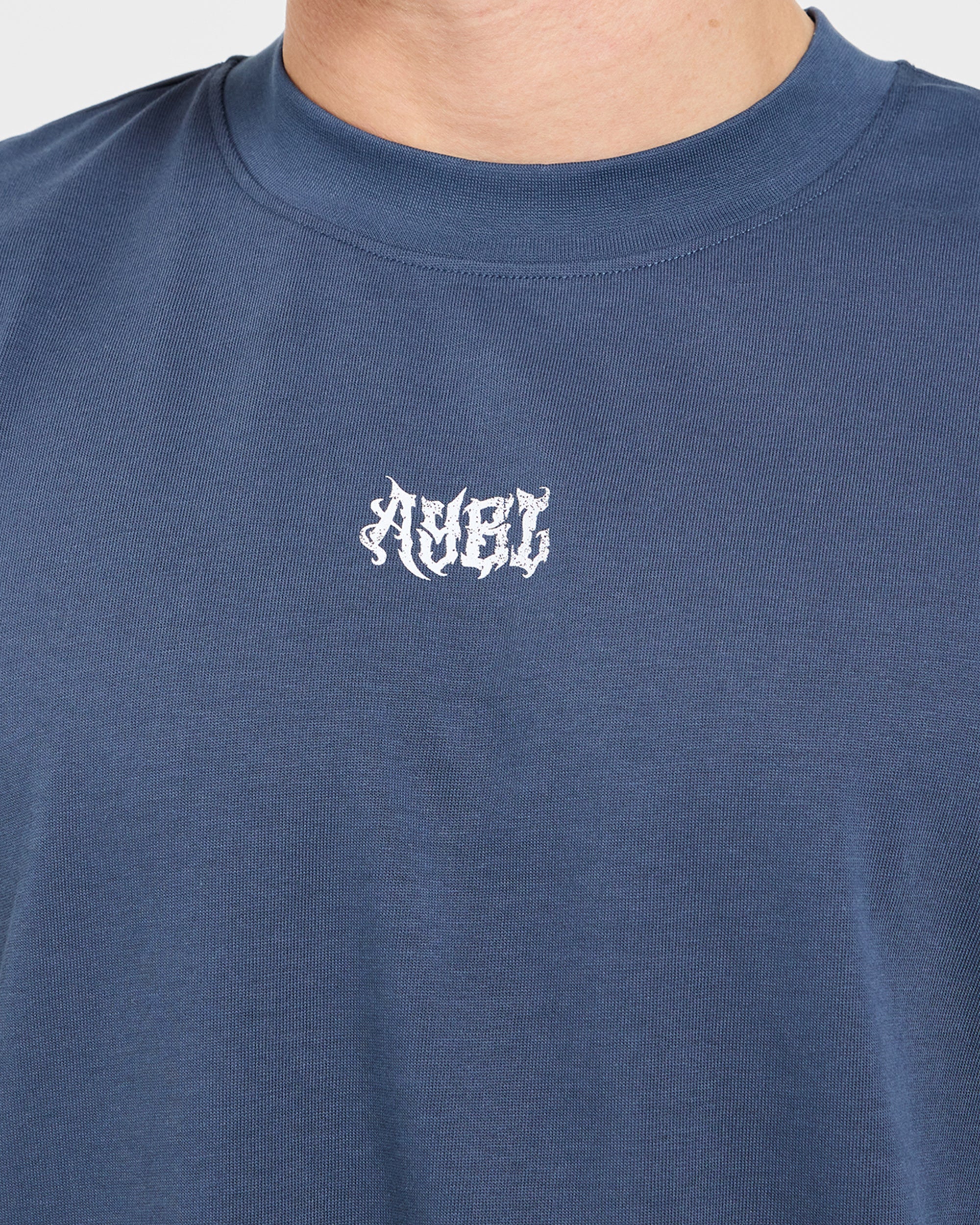 Lift Forge Oversized T Shirt - Slate Navy