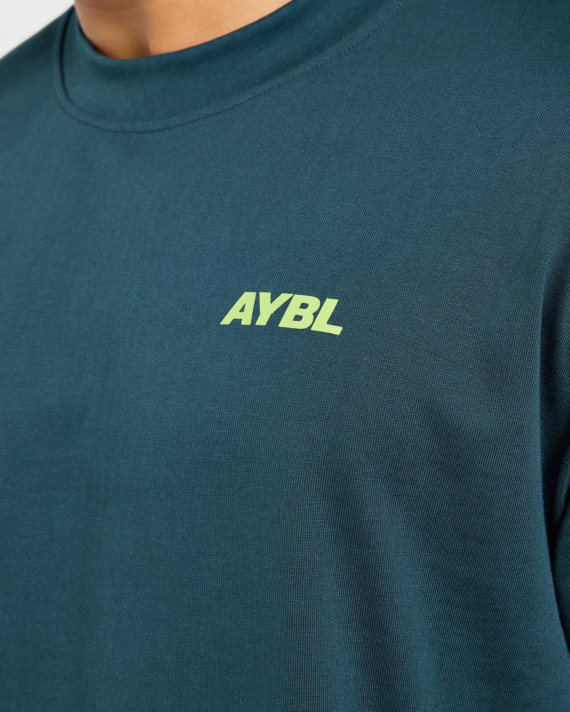 AYBL Sportswear 18 Oversized T Shirt - Teal Grün