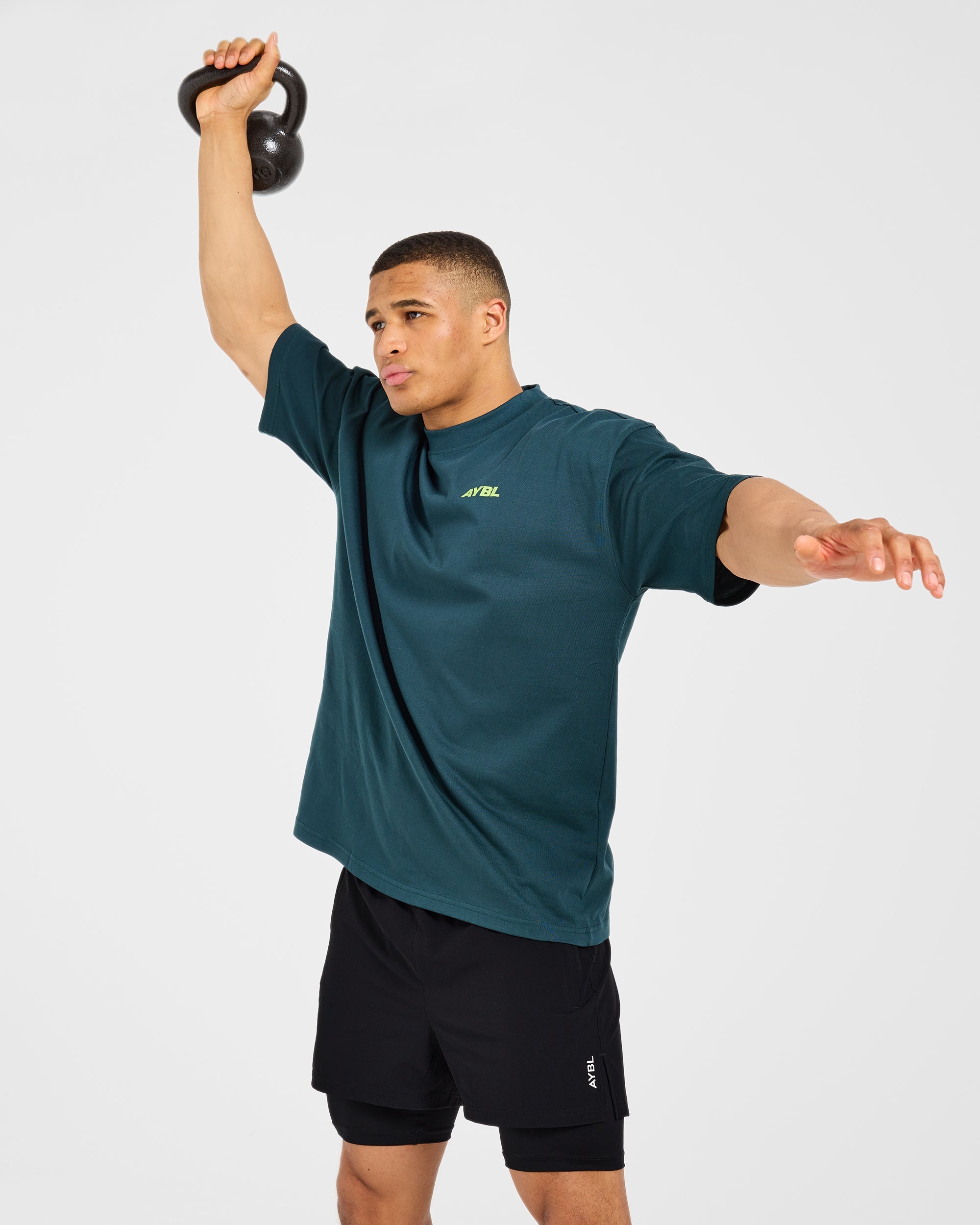 AYBL Sportswear 18 Oversized T Shirt - Teal Grün