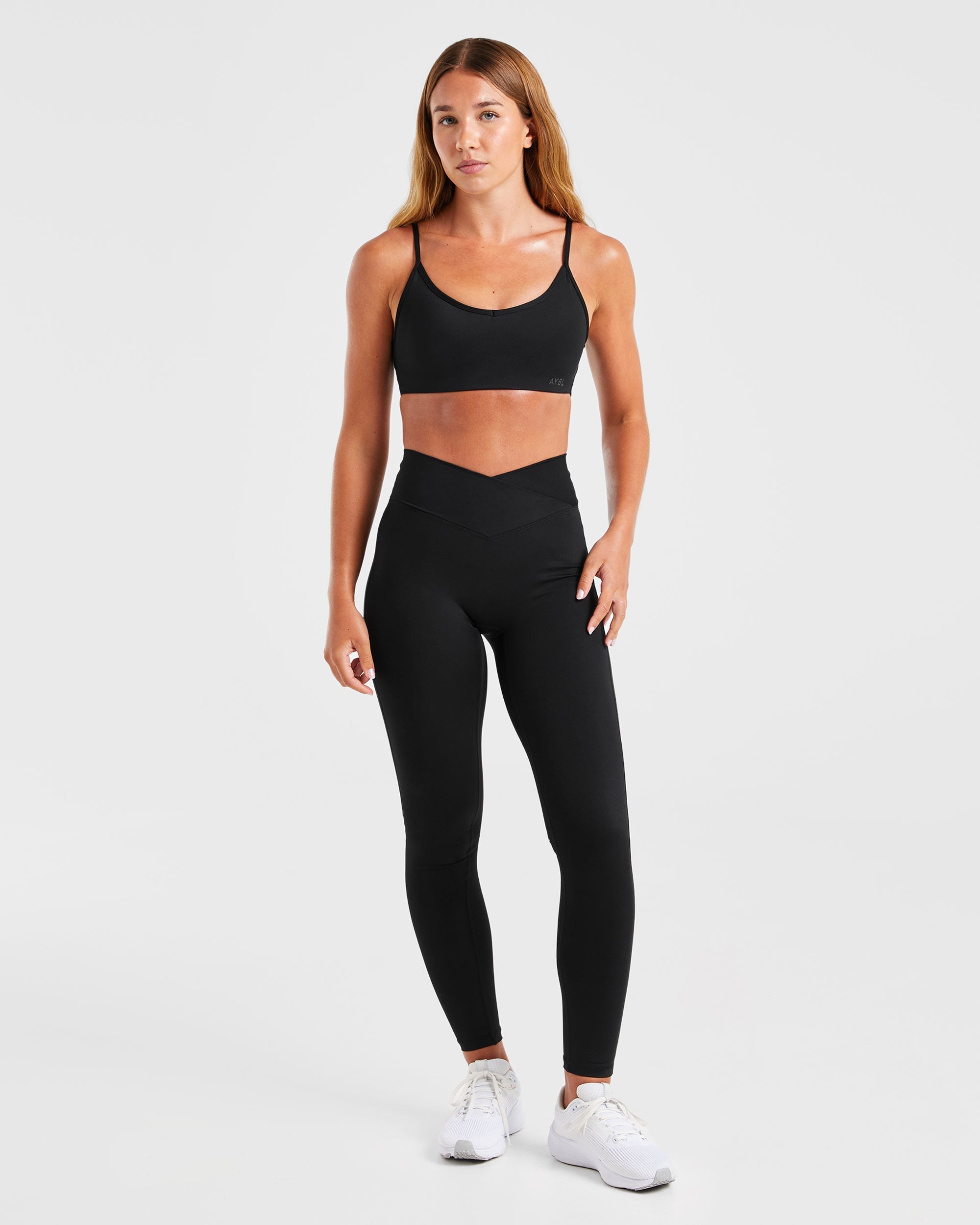 Sculpt Wrap Leggings - Schwarz