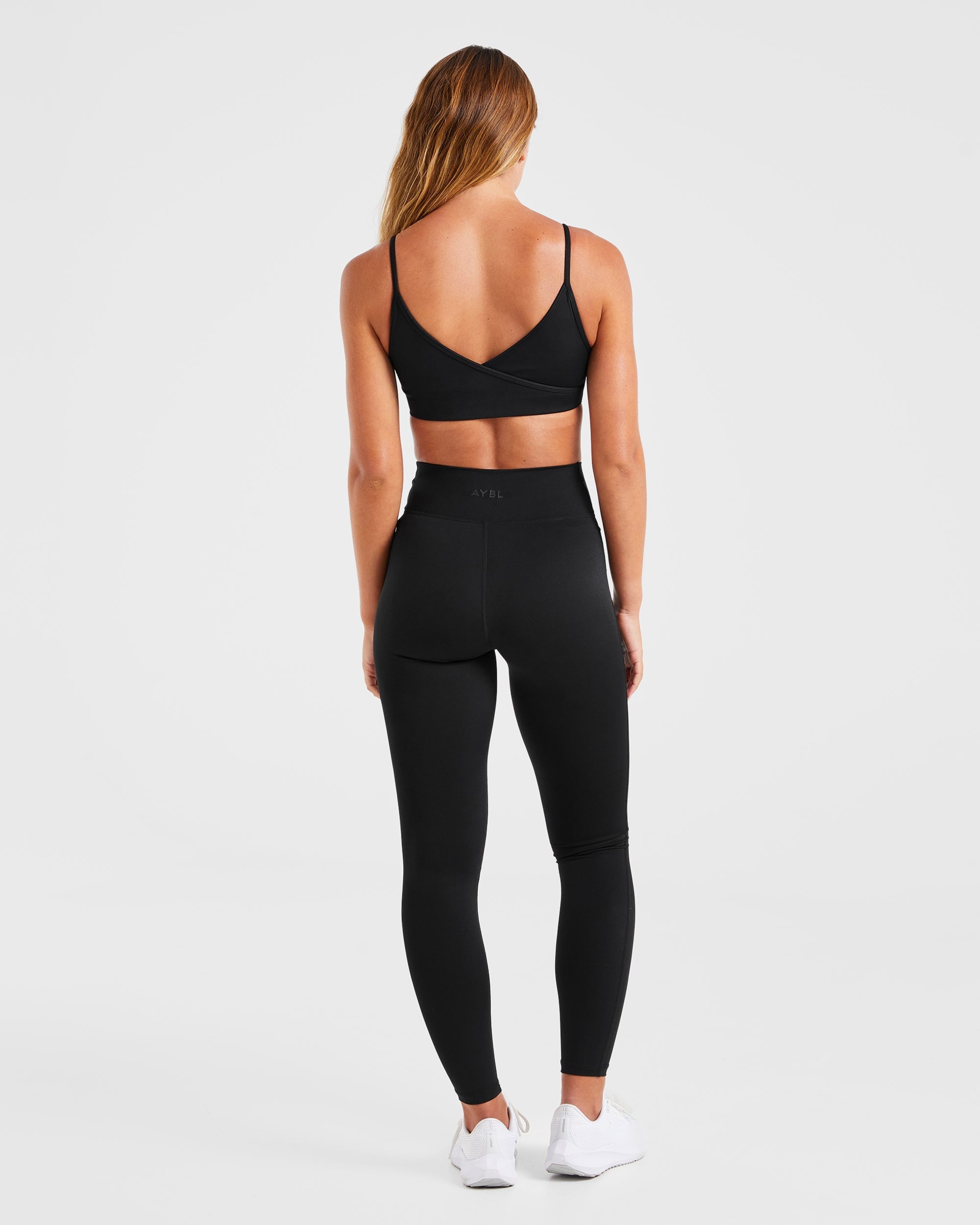 Sculpt Wrap Leggings - Schwarz