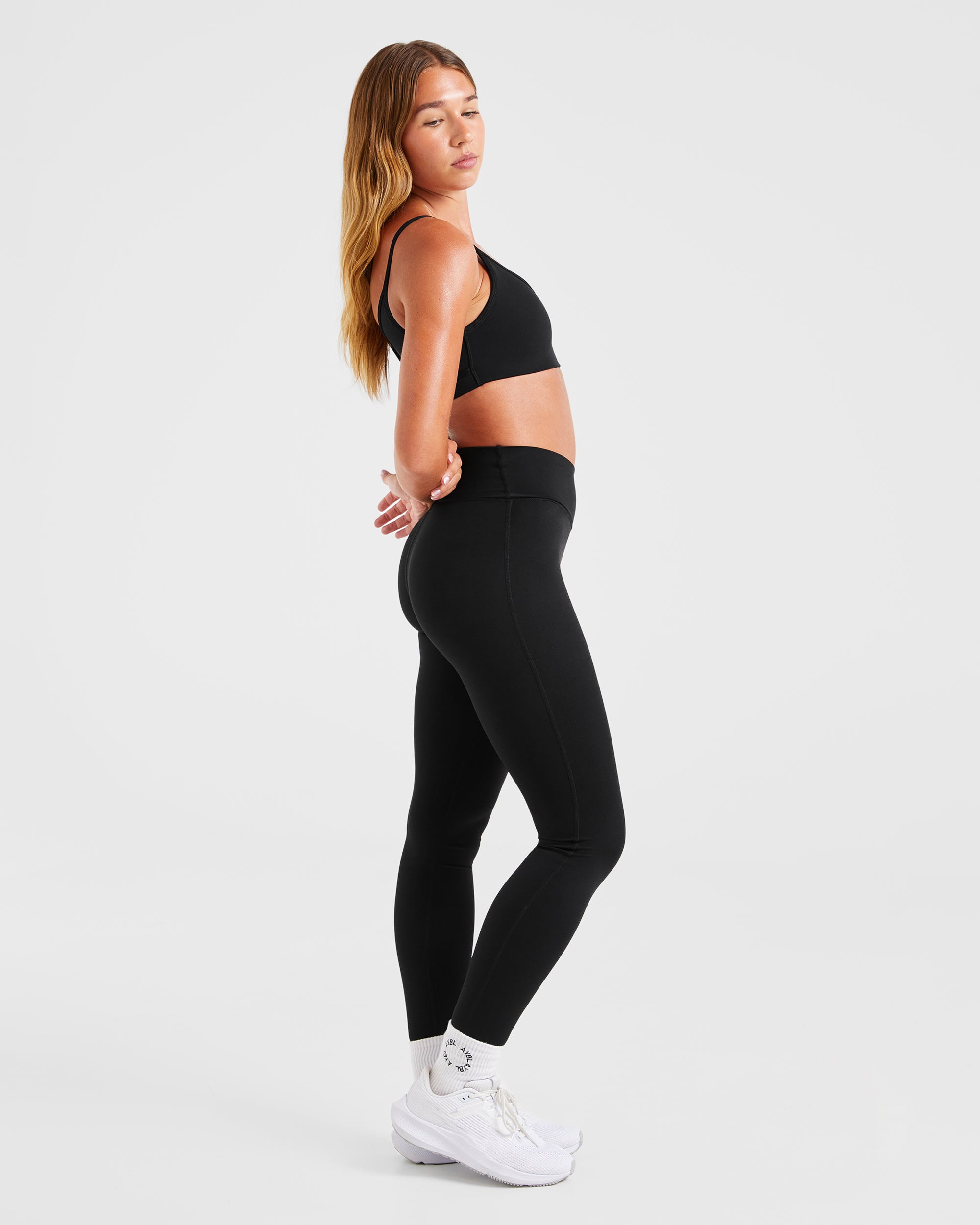 Sculpt Wrap Leggings - Schwarz