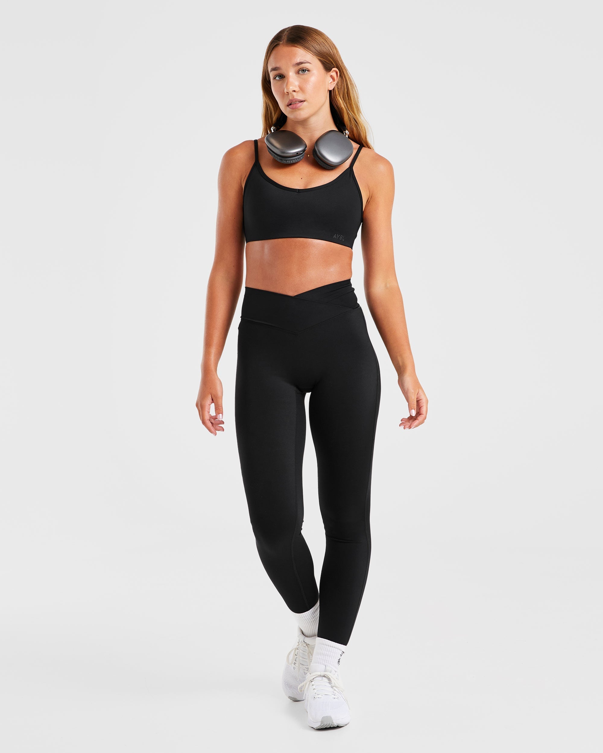 Sculpt Wrap Leggings - Schwarz