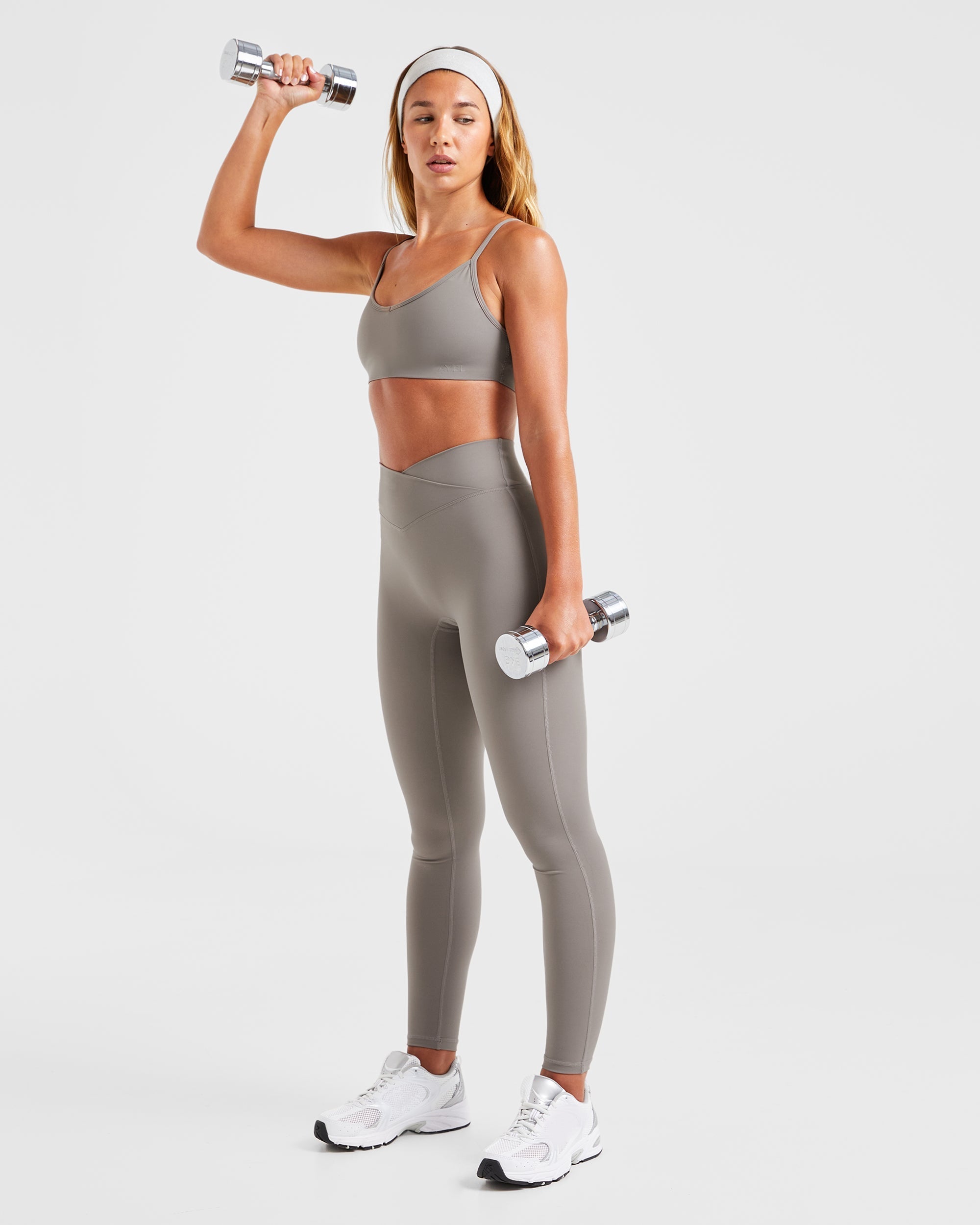 Sculpt Wrap Leggings - Smoke Grau